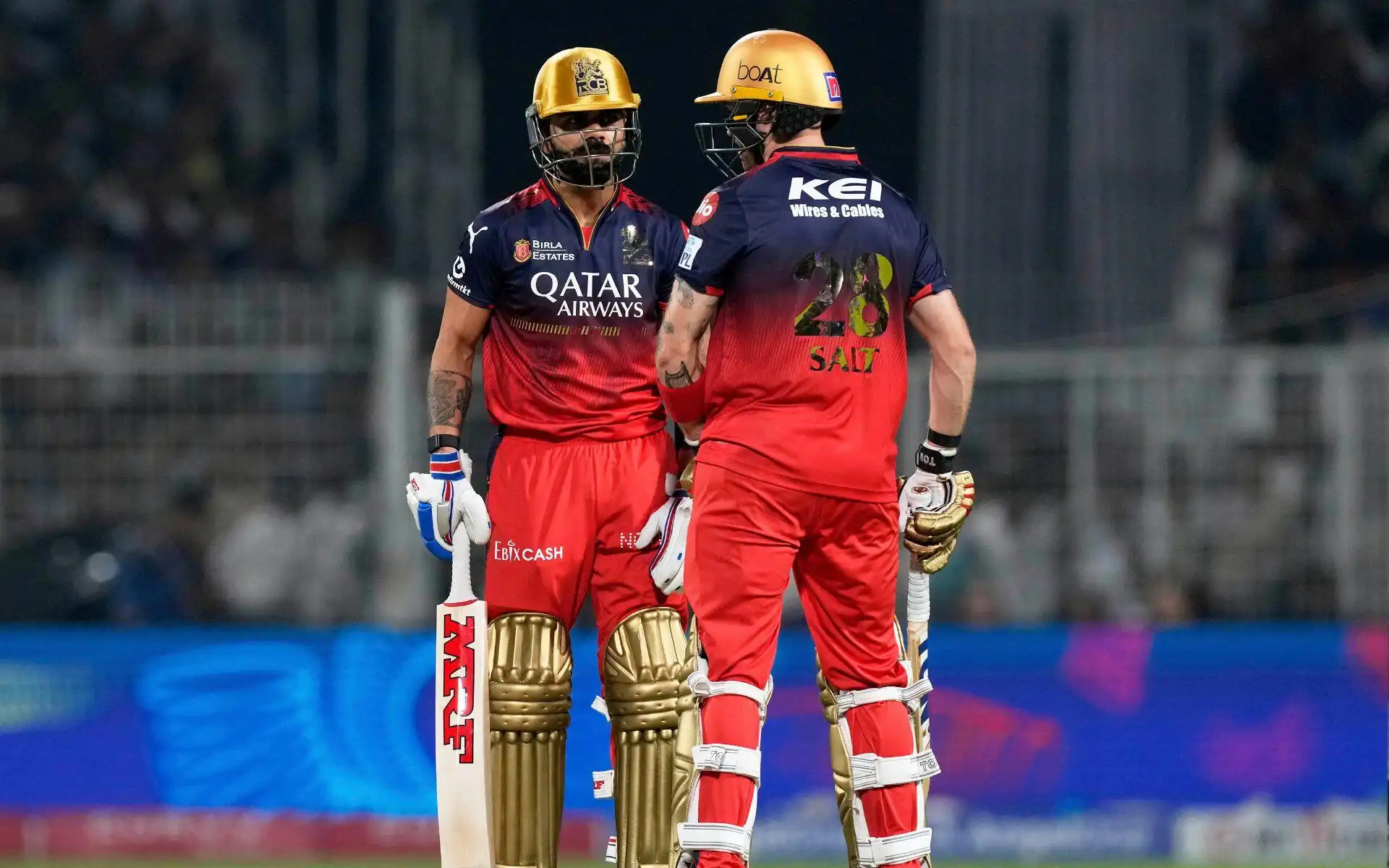 Virat Kohli and Phil Salt (Source: AP Photos)