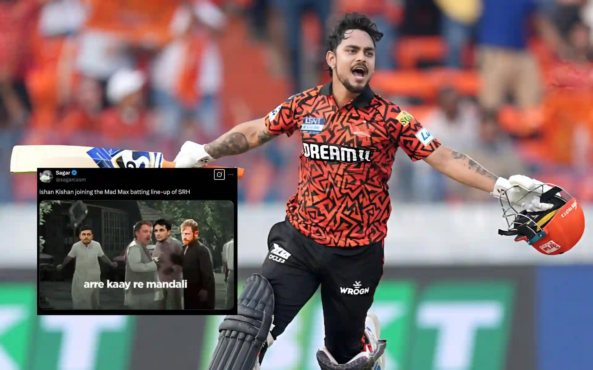 Fans praise Ishan Kishan's century in IPL 2025 [Source: @mufaddal_vohra, @sagarcasm/X.com]