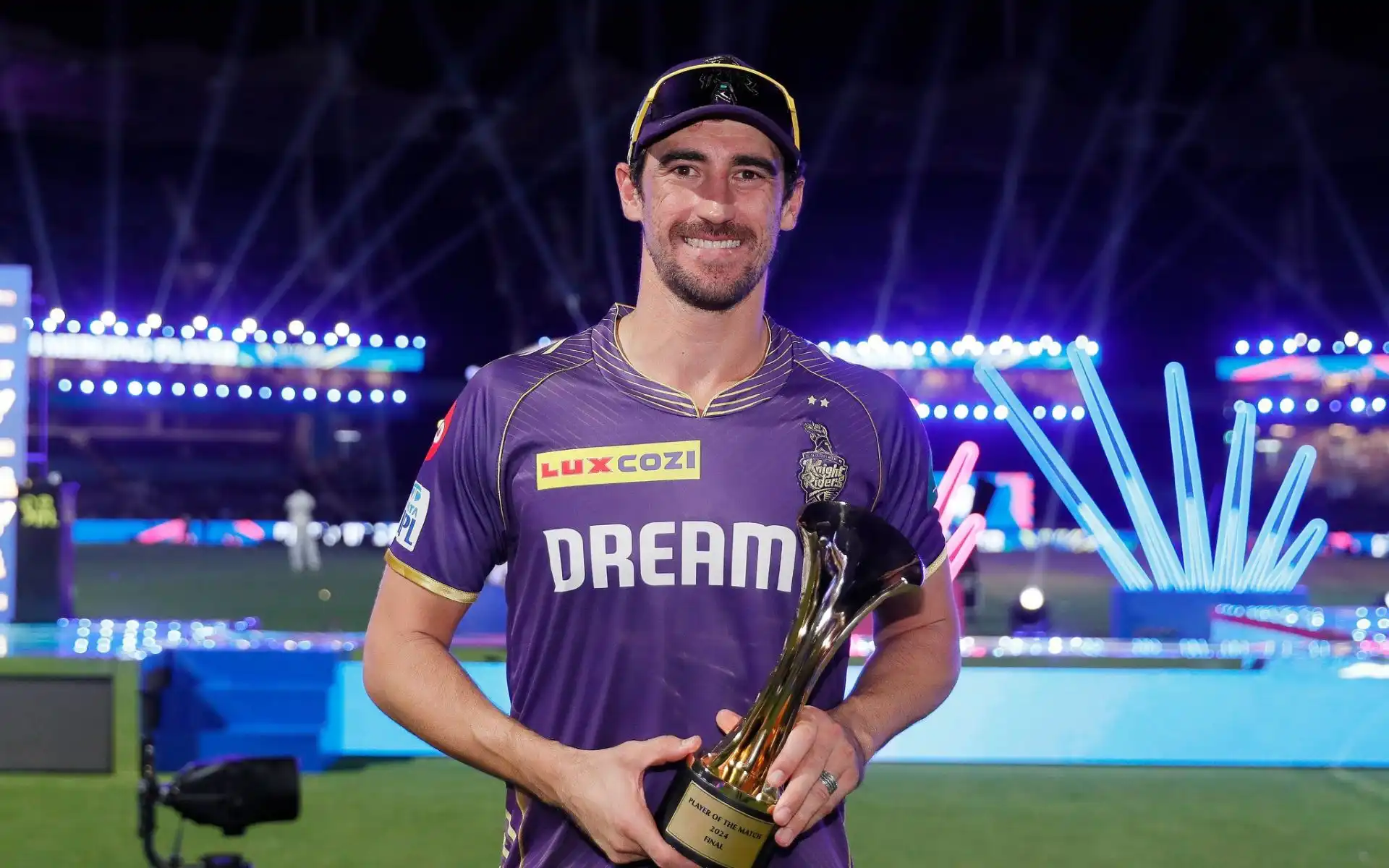 Delhi Capitals' is Mitchell Starc's third IPL franchise. [Source: @JustAKohliFan/X]