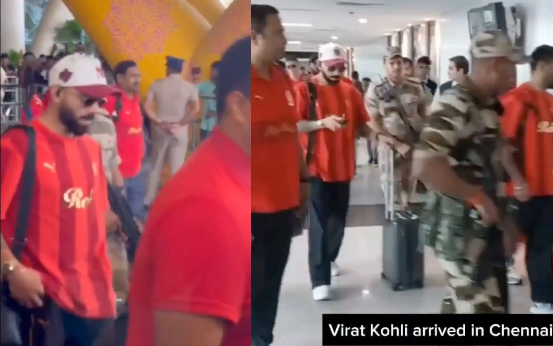 Virat Kohli spotted at Chennai Airport (Source:@@mufaddal_vohra,x,com)