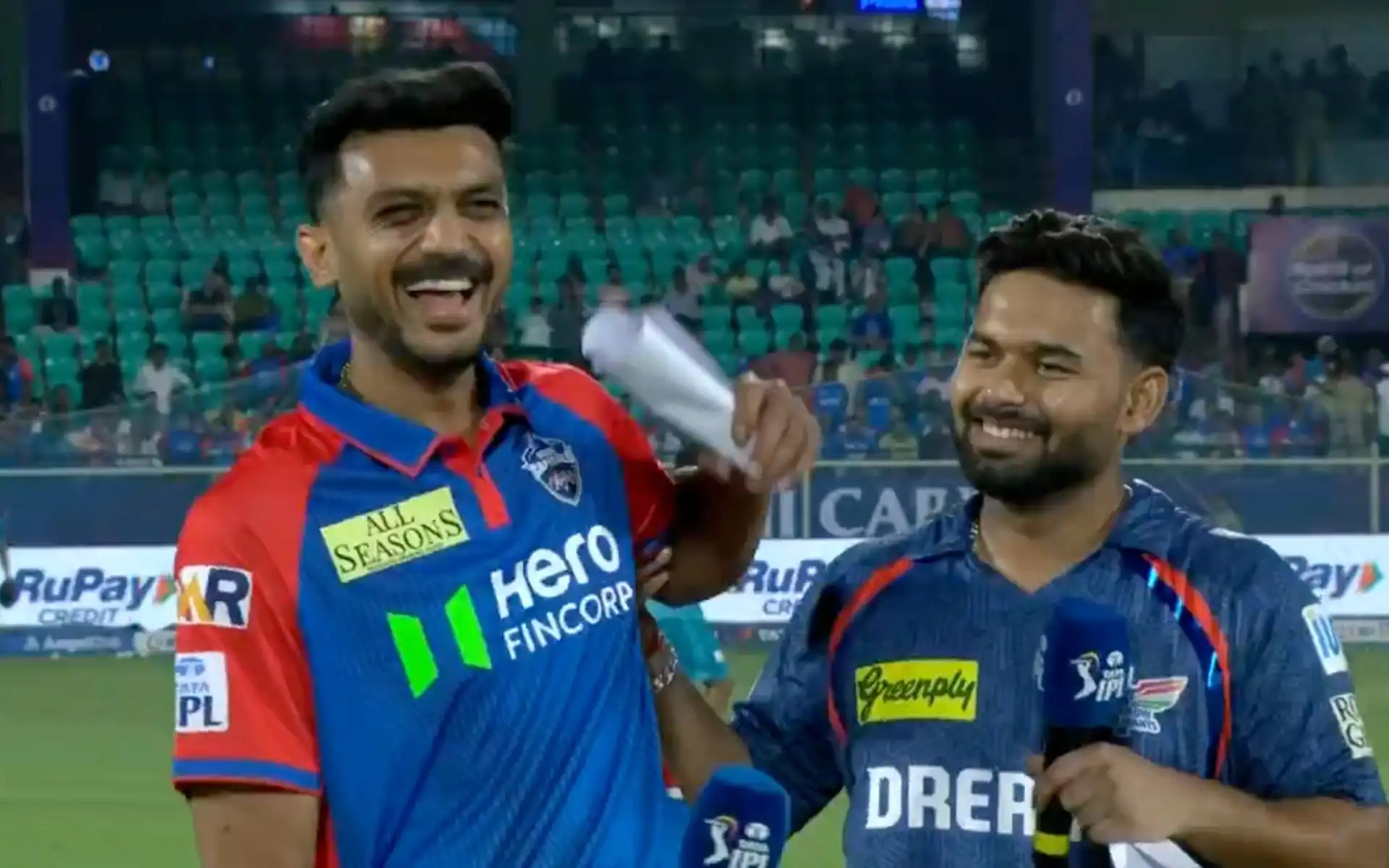 Axar Patel and Rishabh Pant [Source: @IPL/x.com]