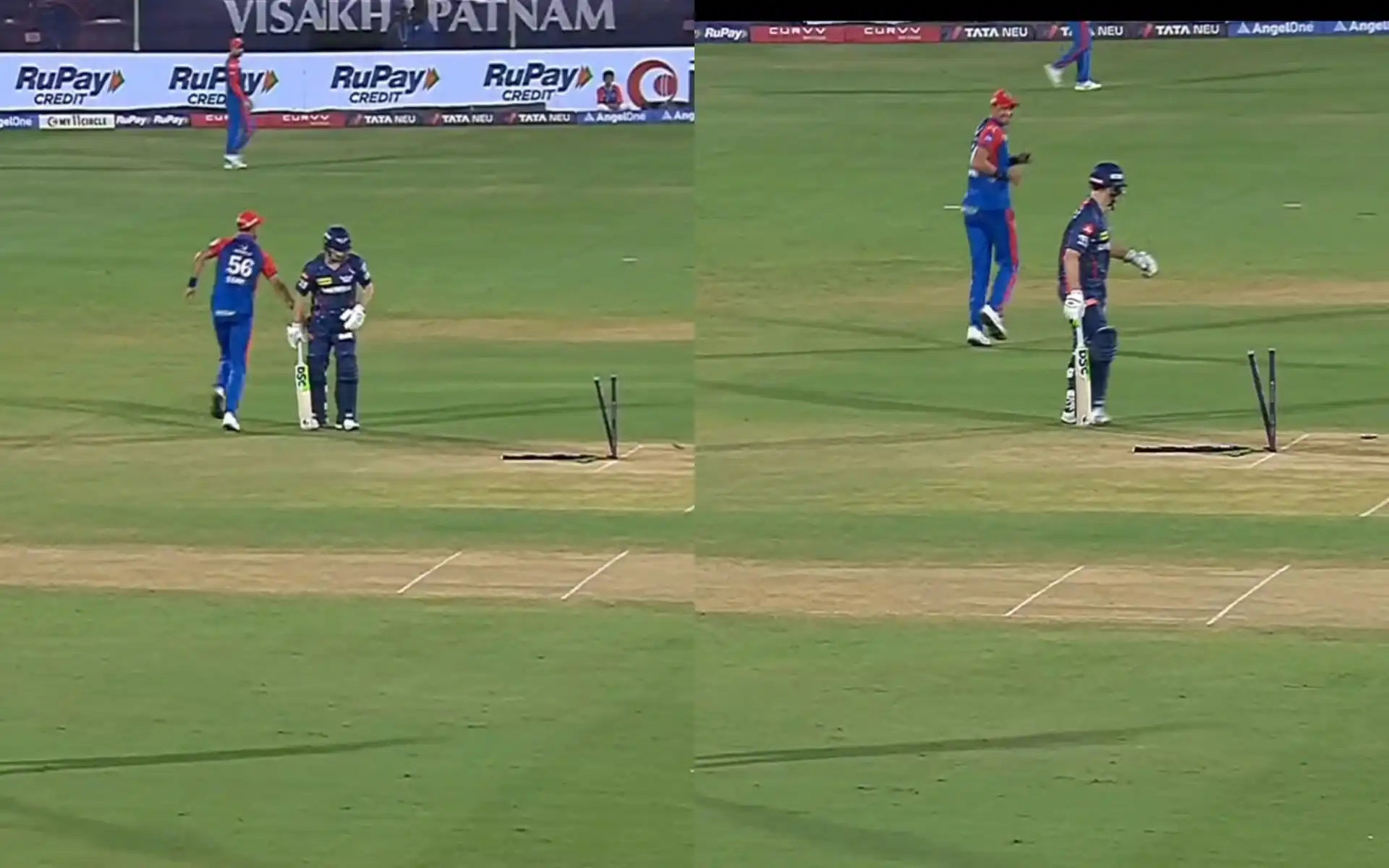 Mitchell Starc and David Miller (Source: Screengrab from JioStar)