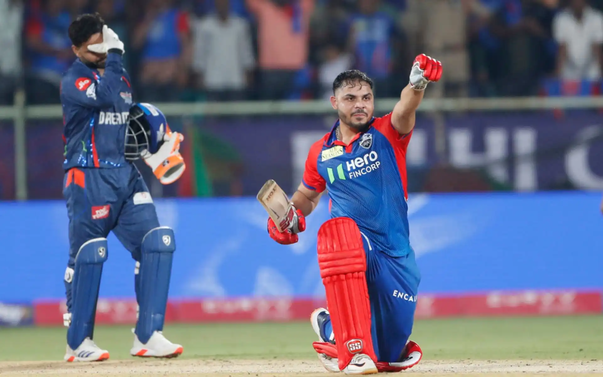 Ashutosh Sharma after DC's win vs LSG [Source: @AP Photos]