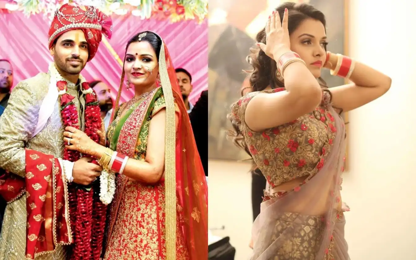 Bhuvneshwar Kumar’s Wedding [Source:  @nupurnagar/Instagram]