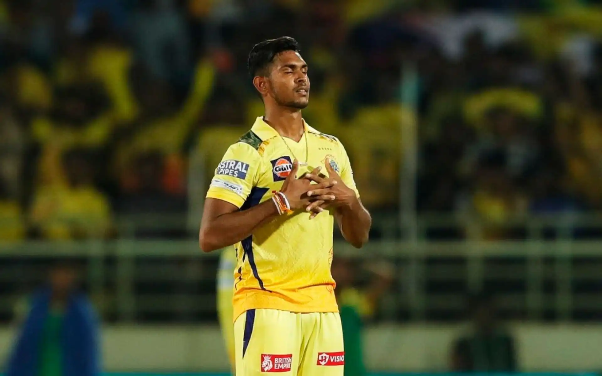 Matheesha Pathirana didn't play CSK vs MI match [Source: @HustlerCSK/X]
