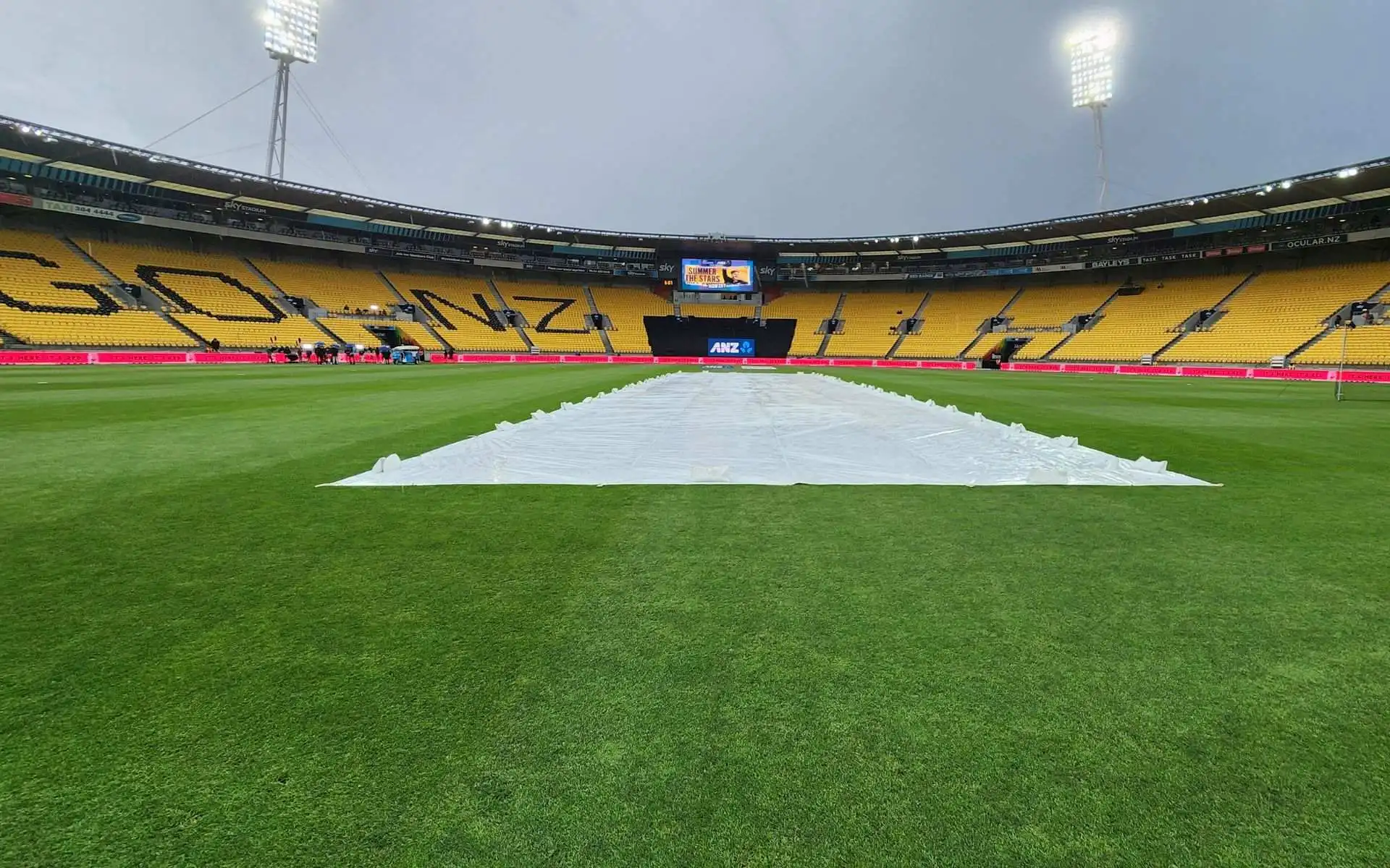 Sky Stadium, Wellington [Source: @BCCI/x.com]