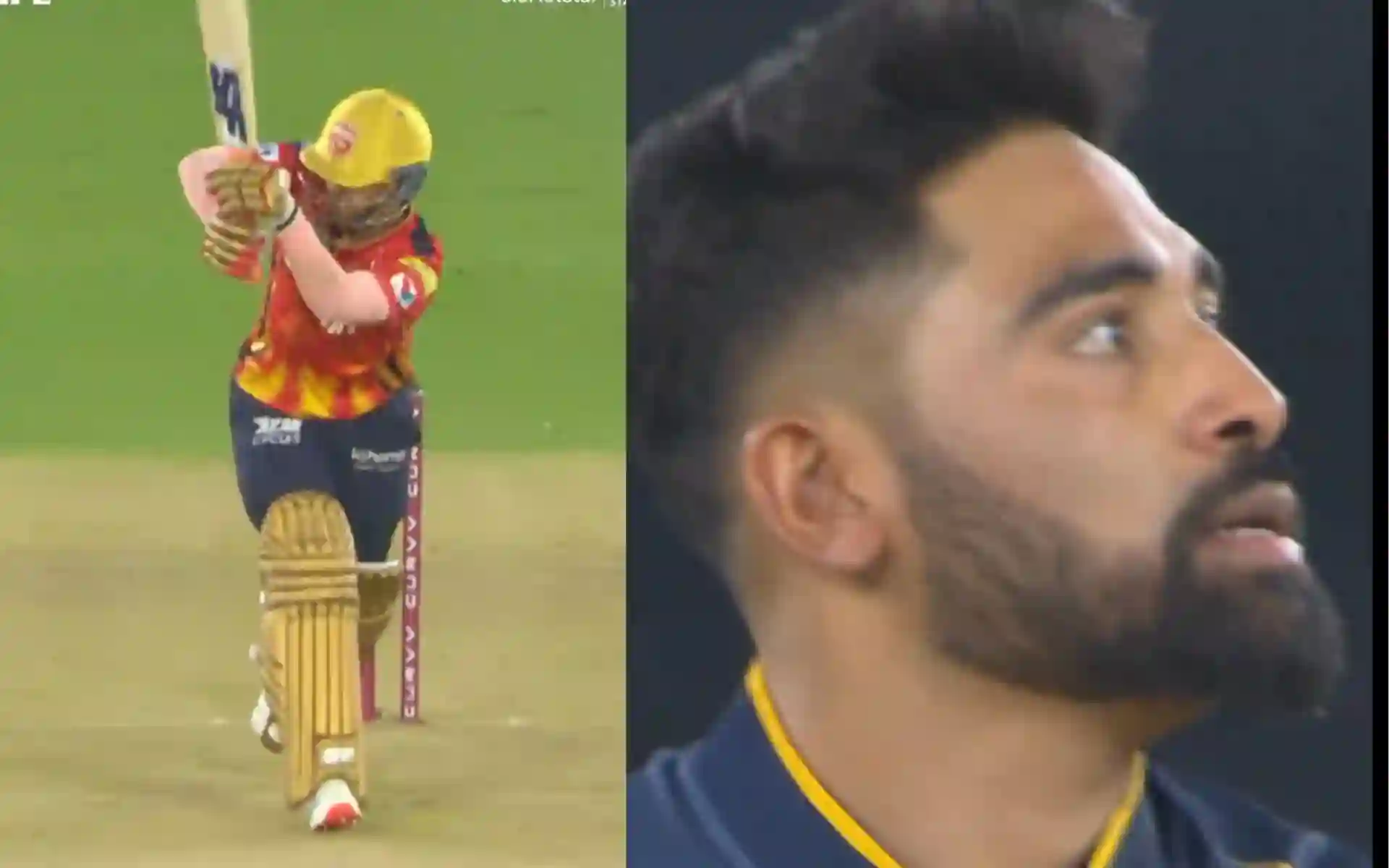 Siraj gets hammered [Source: @StarSportsIndia/X.com]
