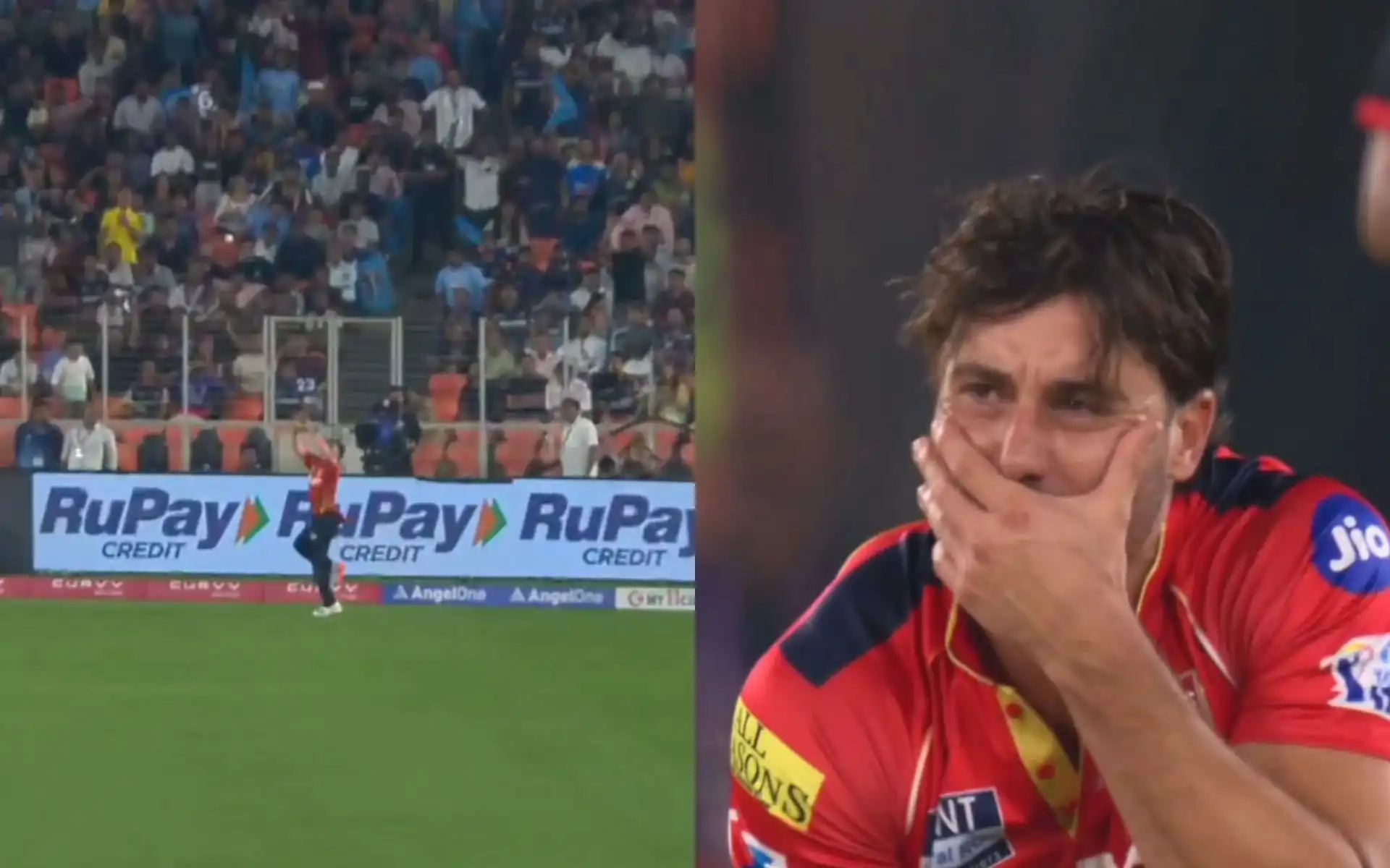 Marcus Stoinis' reaction after catch drop (Source: Screengrab from JioStar)