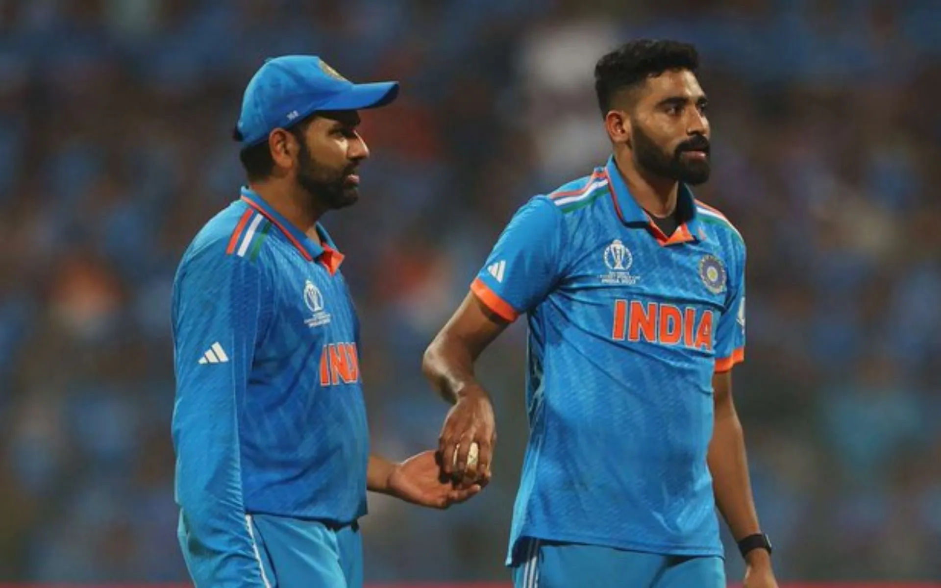 Rohit Sharma had dropped Mohammed Siraj for CT 2025 [Source: @Akaran_1/x.com]