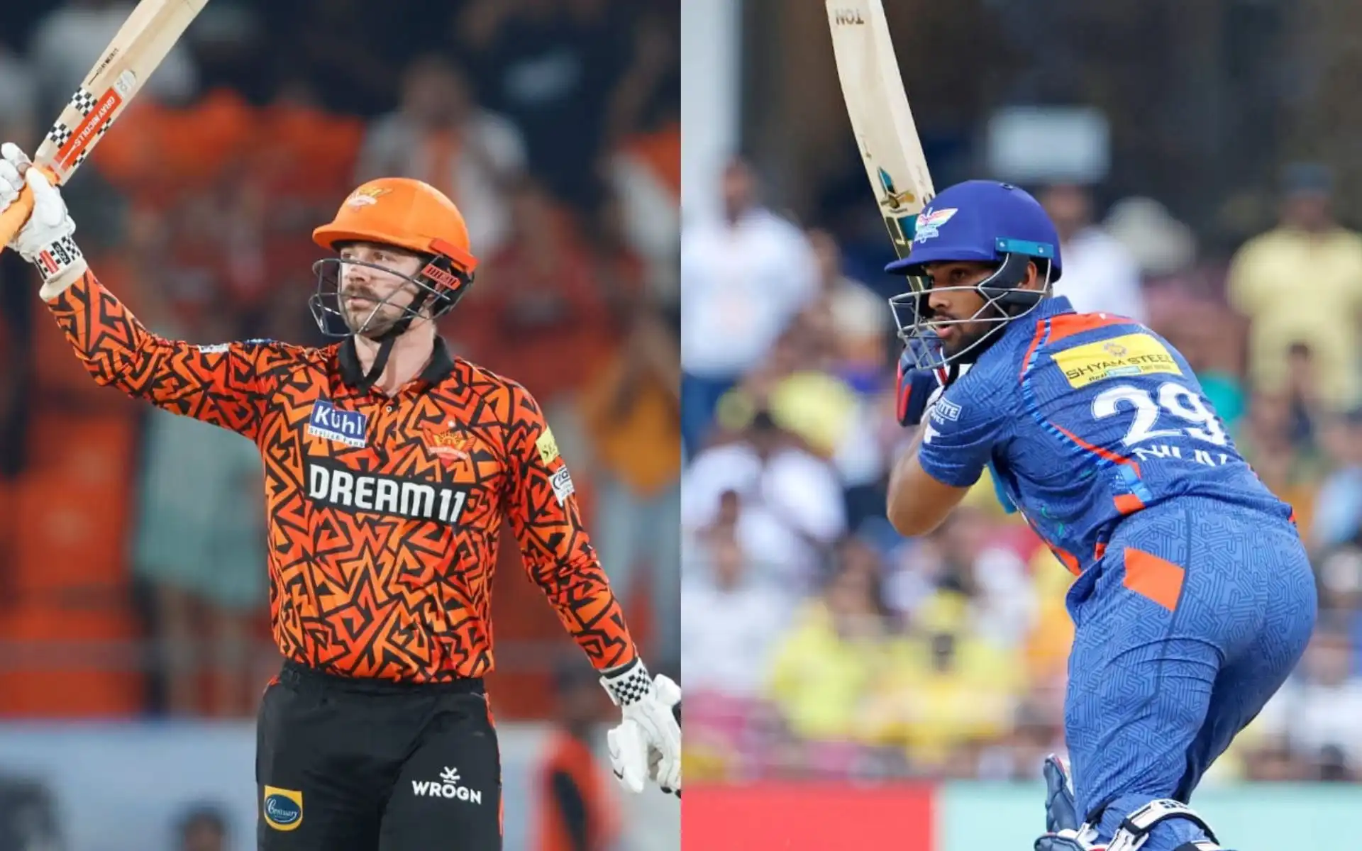 Travis Head and Nicholas Pooran. [Source - IPL/x.com]