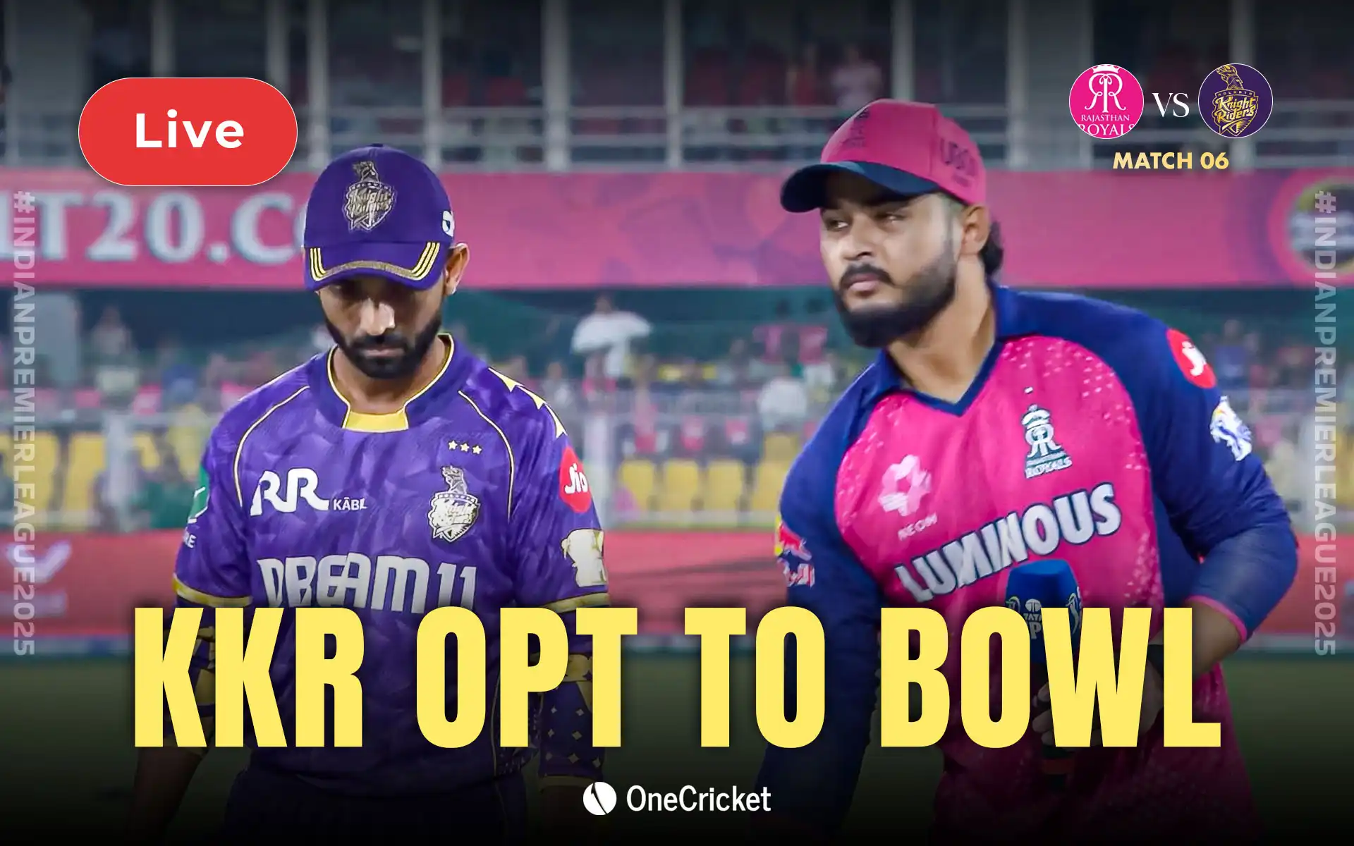 RR vs KKR Live Updates: IPL 2025 Match Score, Live Streaming, Toss Update, Highlights