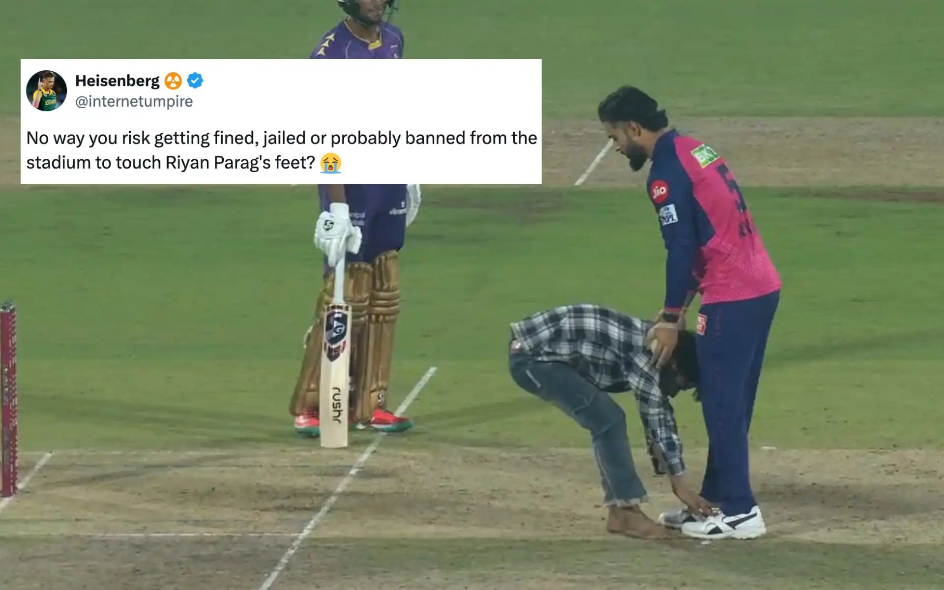 Fans troll Riyan Parag [Source: @Twi_Swastideep, @internetumpire/X.com]