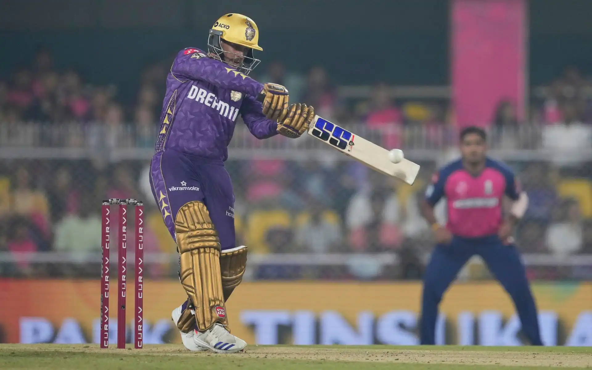 Quinton de Kock in action against Rajasthan Royals [Source: AP Photos]