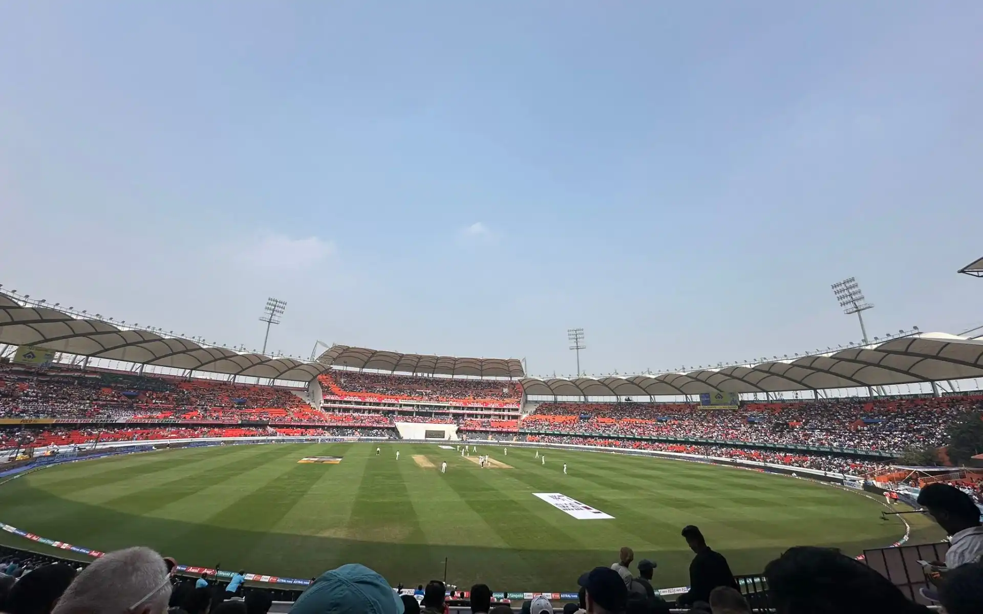 Rajiv Gandhi International Stadium, Hyderabad [Source: @Sam_Blacklock_/X]
