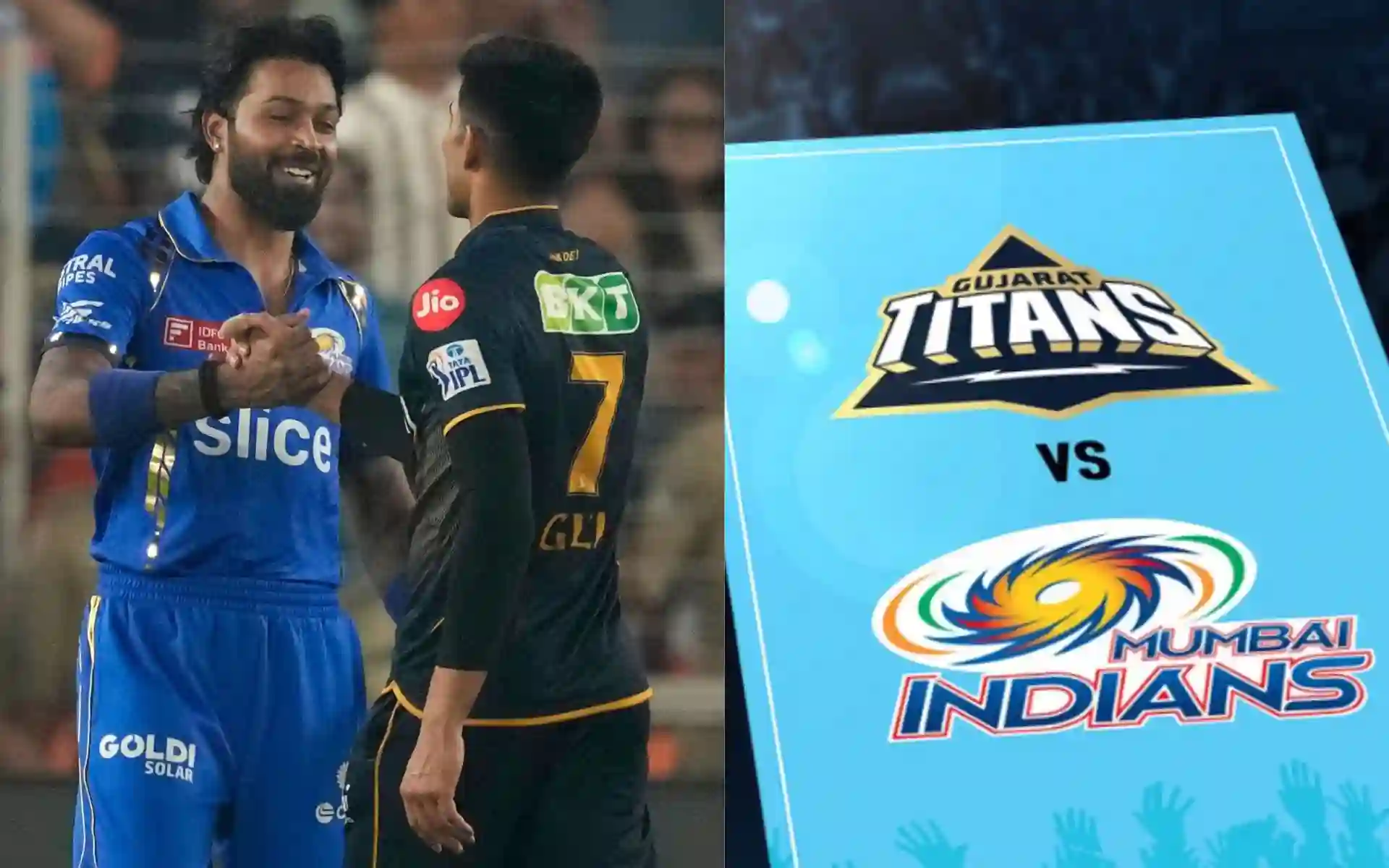 Gujarat Titans and Mumbai Indians (Source:@gujarat_titans/x.com)