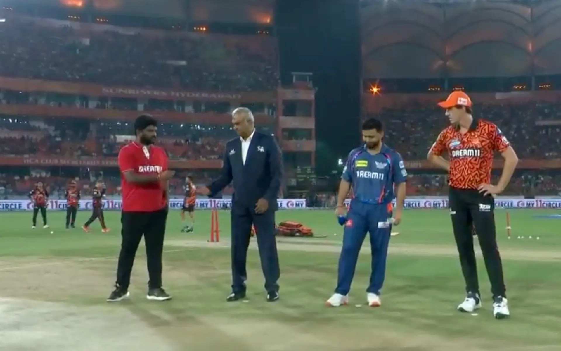 Pant wins the toss and opts to bowl first (Source:@Screengrab,x.com)