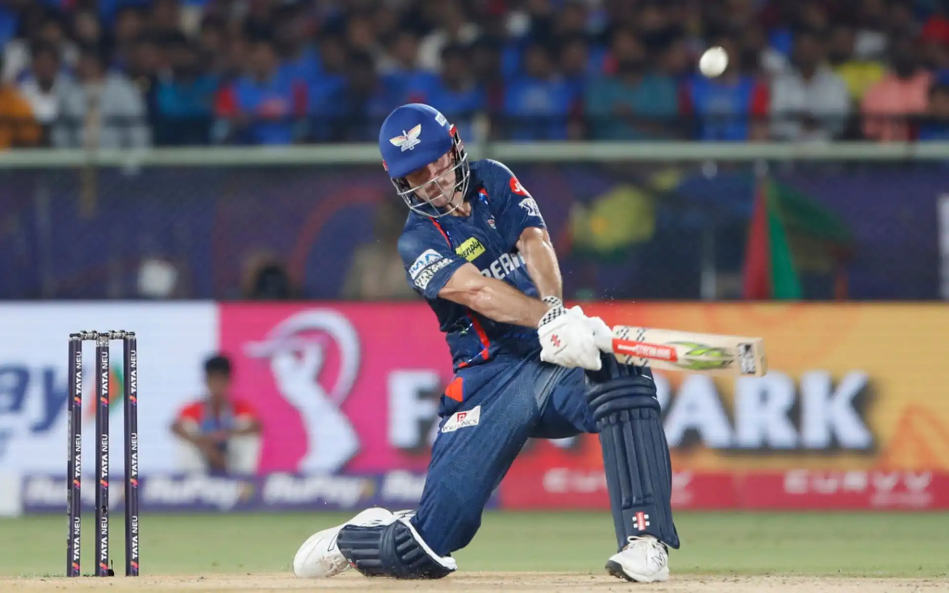 Mitch Marsh in action [Source: AP]