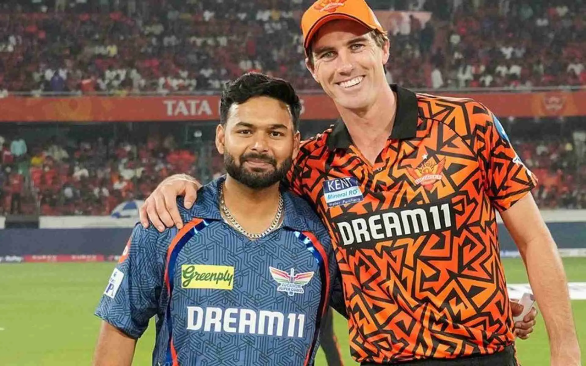 Rishabh Pant and Pat Cummins at toss (Source:@the_sports_x/X.com)