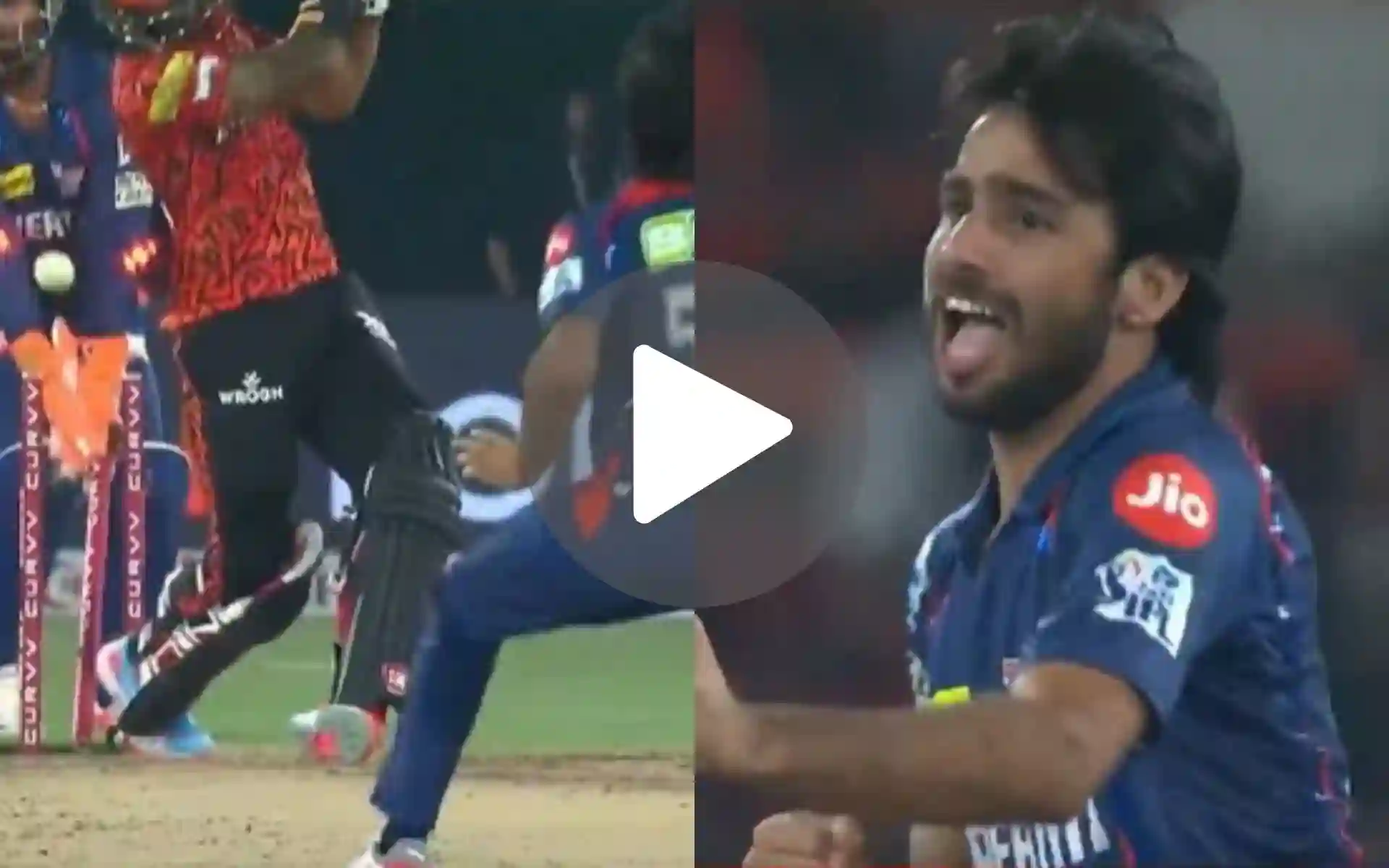 [Watch] Ravi Bishnoi Roars In Anger As LSG Star Knocks Over Nitish Reddy's Middle Stump