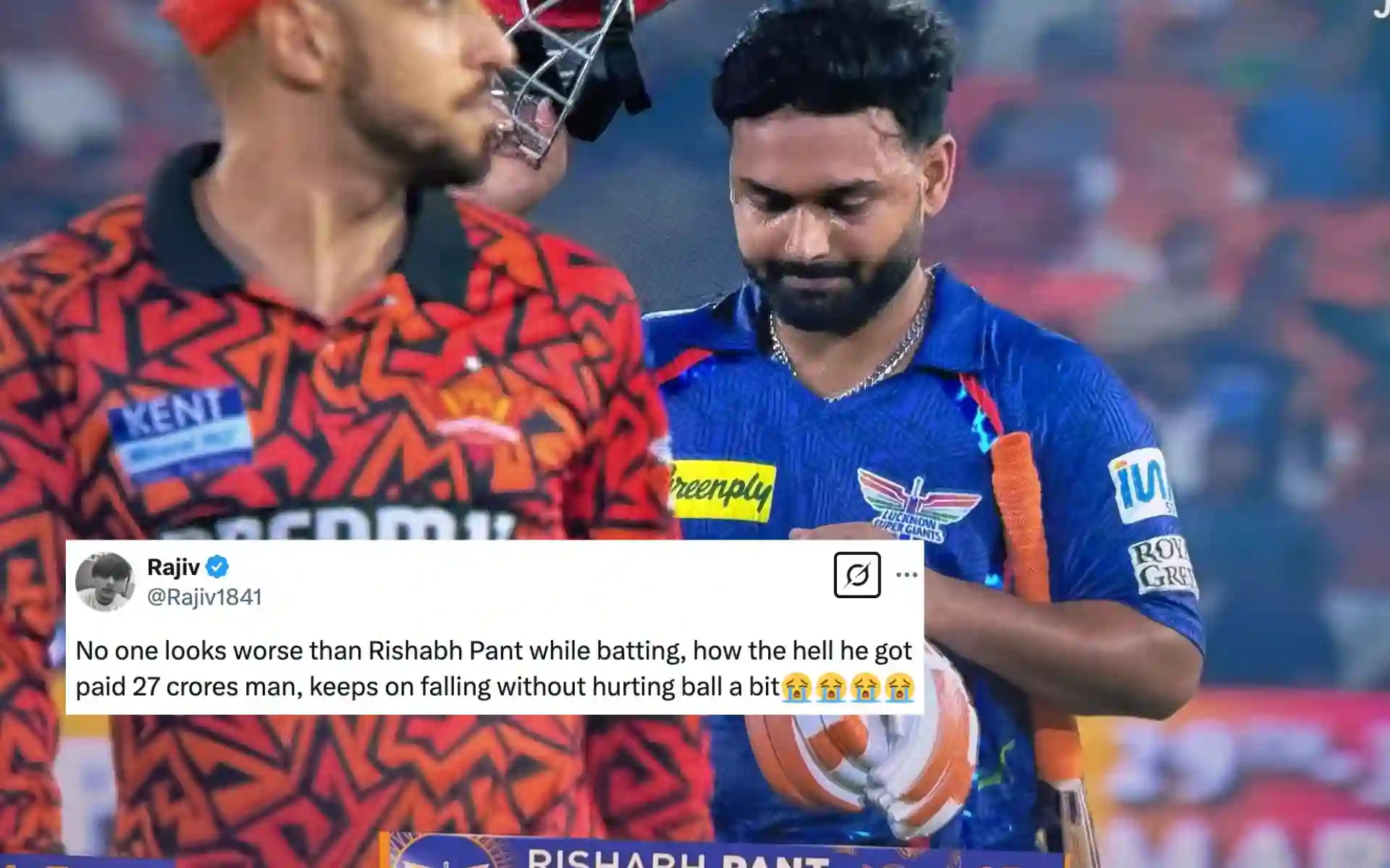 'Rishabh Pant Will Give Heart Attack To Goenka': LSG Captain Trolled After Twin Failures 'Rishabh Pant Will Give Heart Attack To Goenka': LSG Captain Trolled After Twin Failures