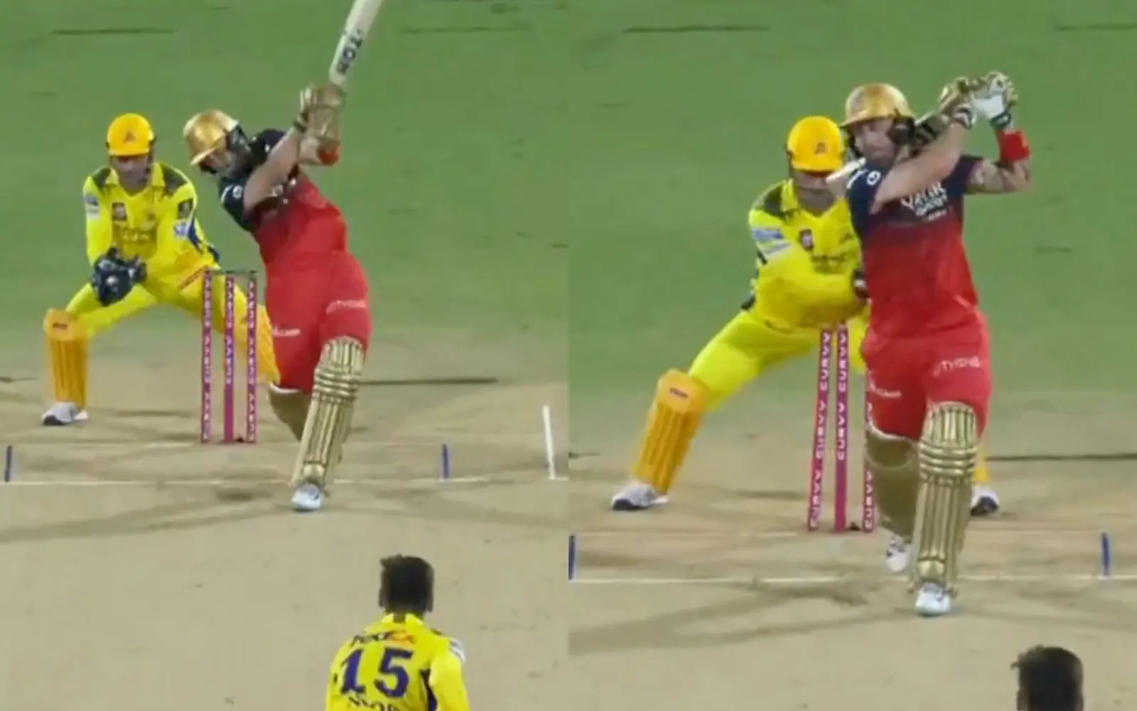 Phil Salt stumping in CSK match [Source: @SunilRajasthan6/x.com]