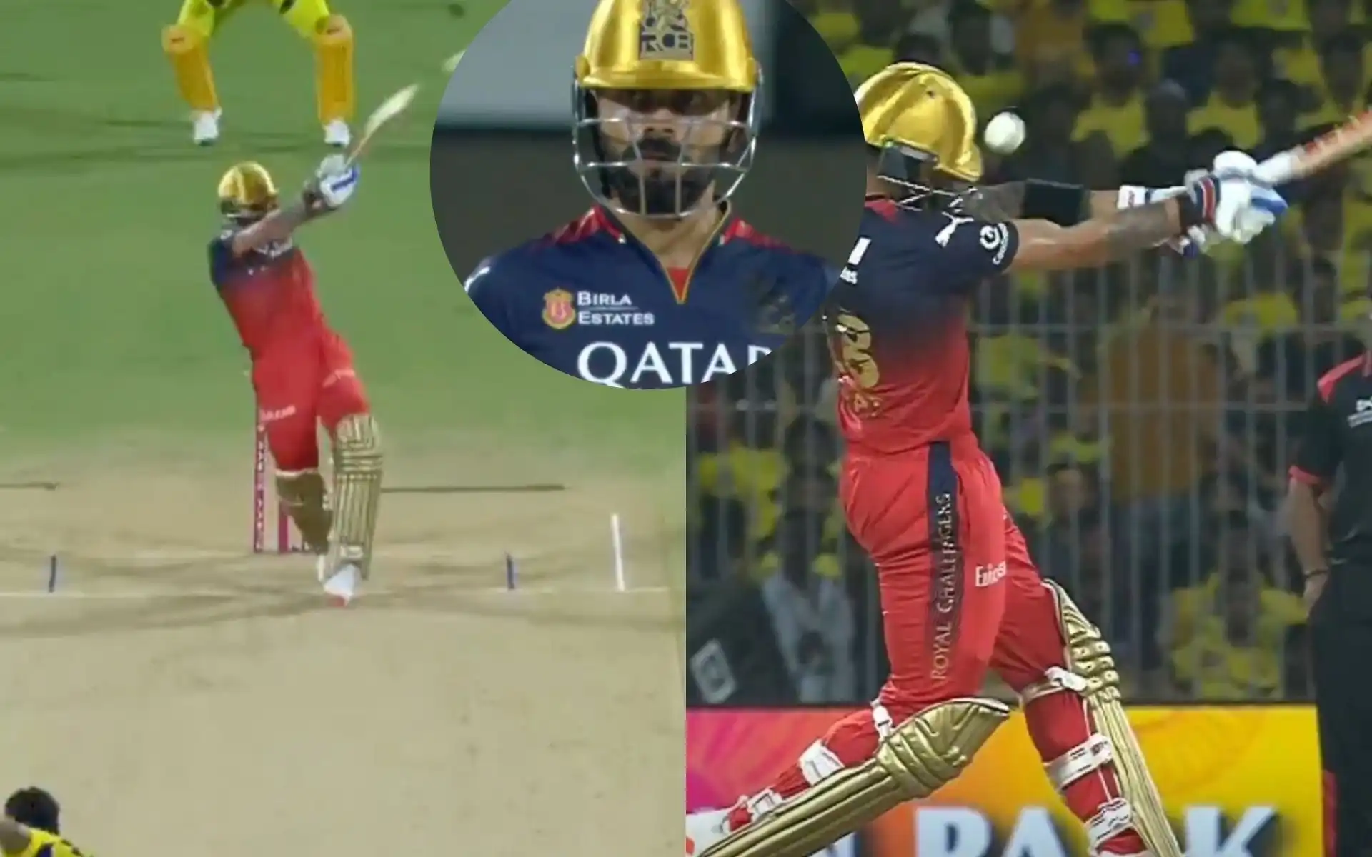 Kohli's look to Pathirana after destroying his short-ball ploy [Source: @kuchnahi1269083/X]