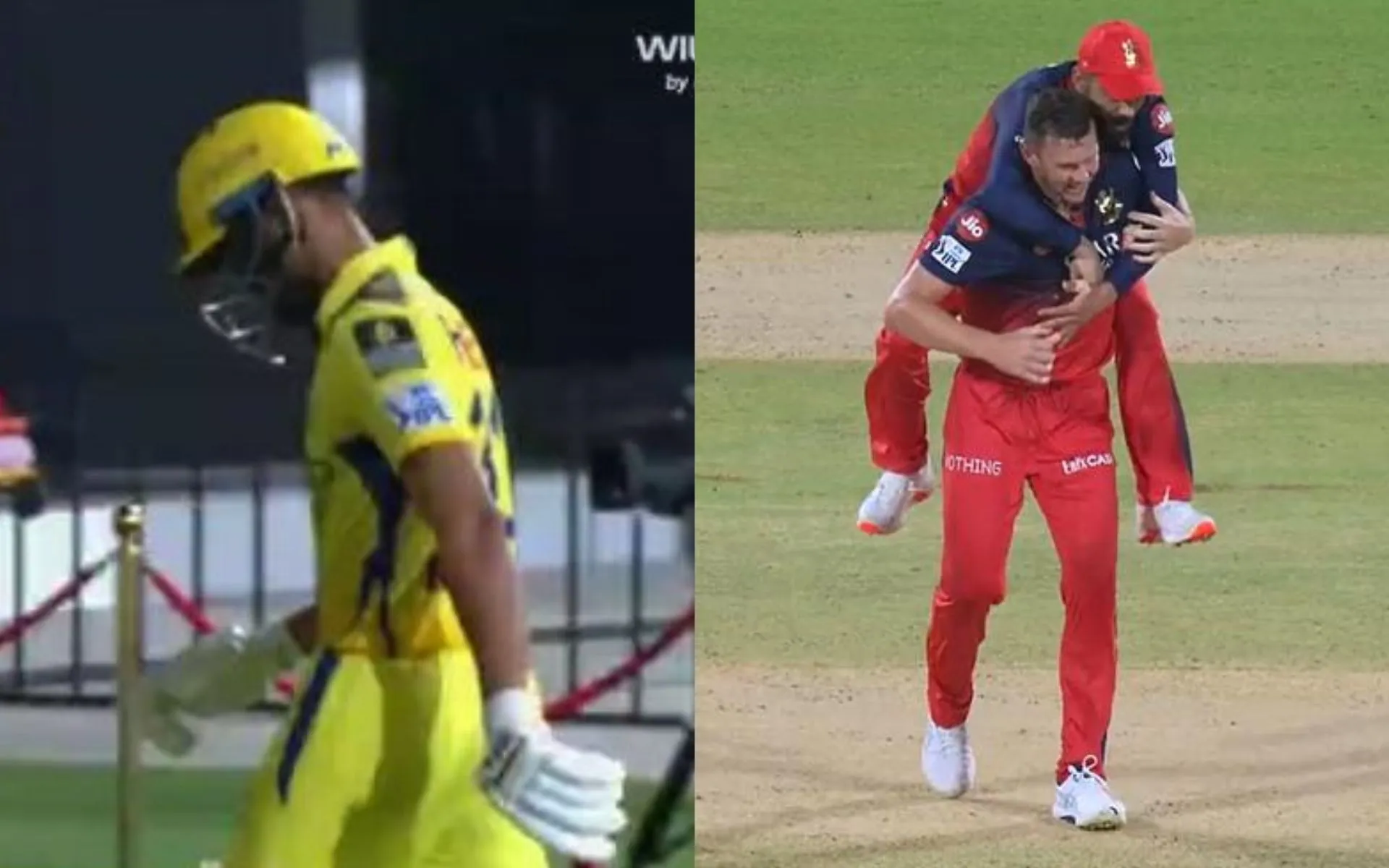 Gaikwad wicket - ( Source:@ScreenGrab)