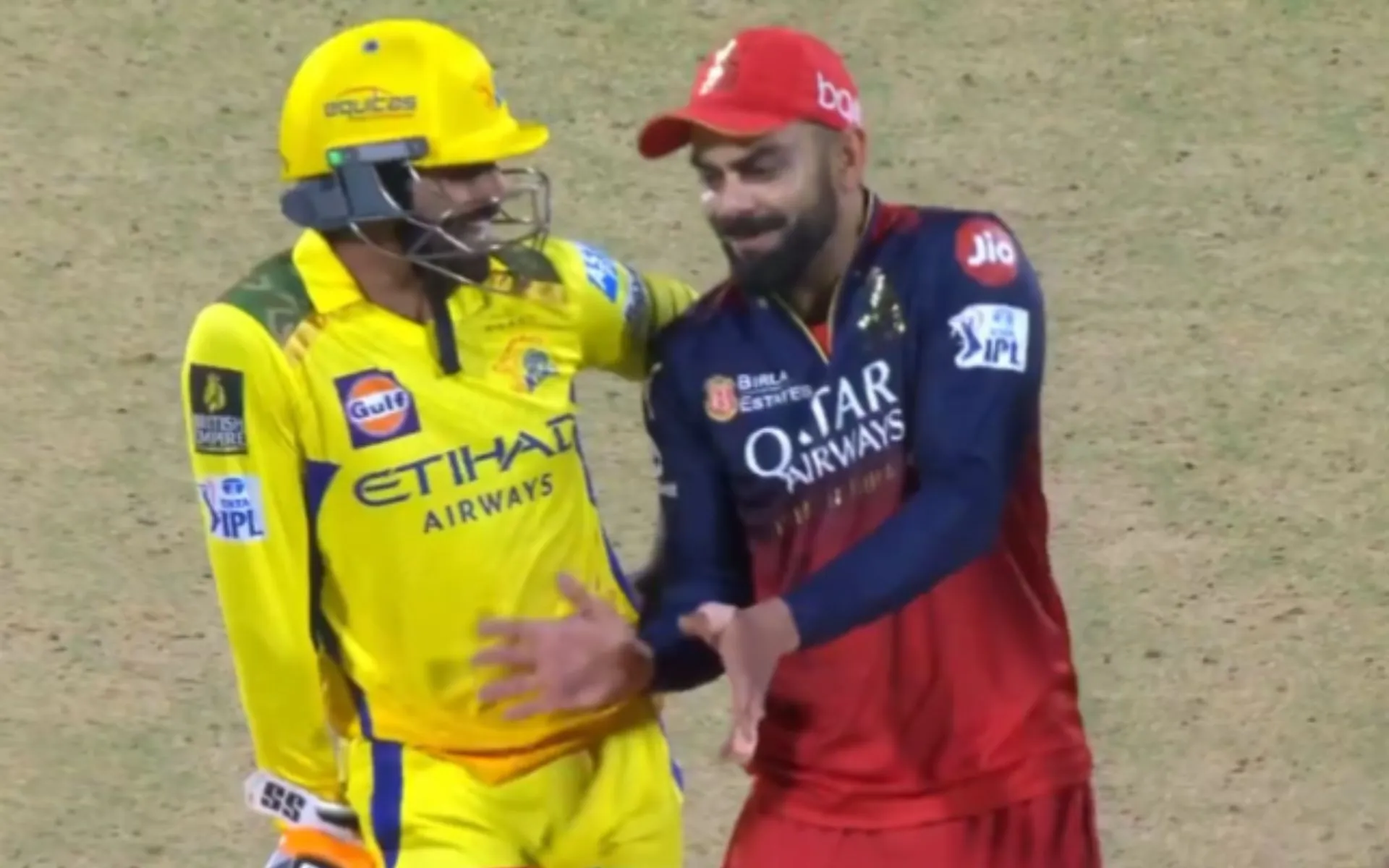 Virat Kohli & Ravindra Jadeja [Source: @kuchnahi1269083/x.com]