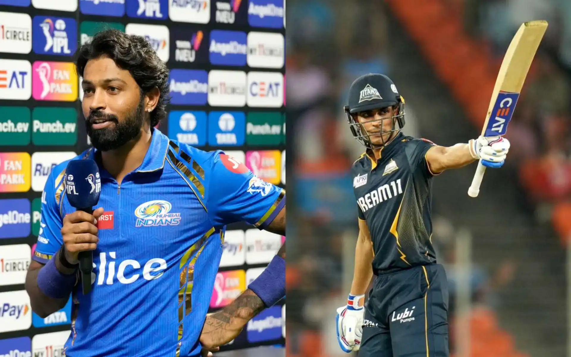 Hardik Pandya and Shubman Gill [Source: @mufaddal_vohra/x.com]