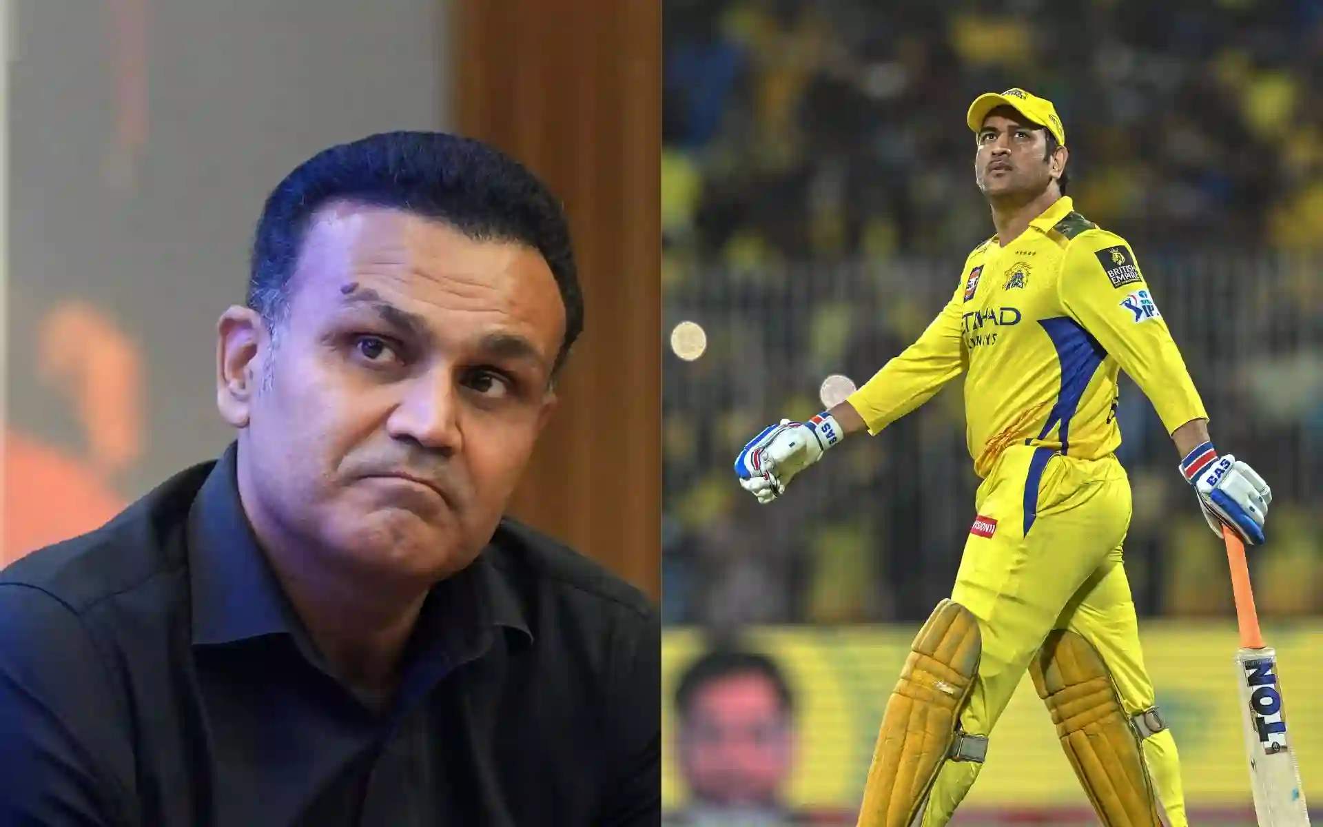 Virender Sehwag Takes A Dig At MS Dhoni [Source: @Mrdemocrati/X.com and @mufaddal_vohra/x.com]