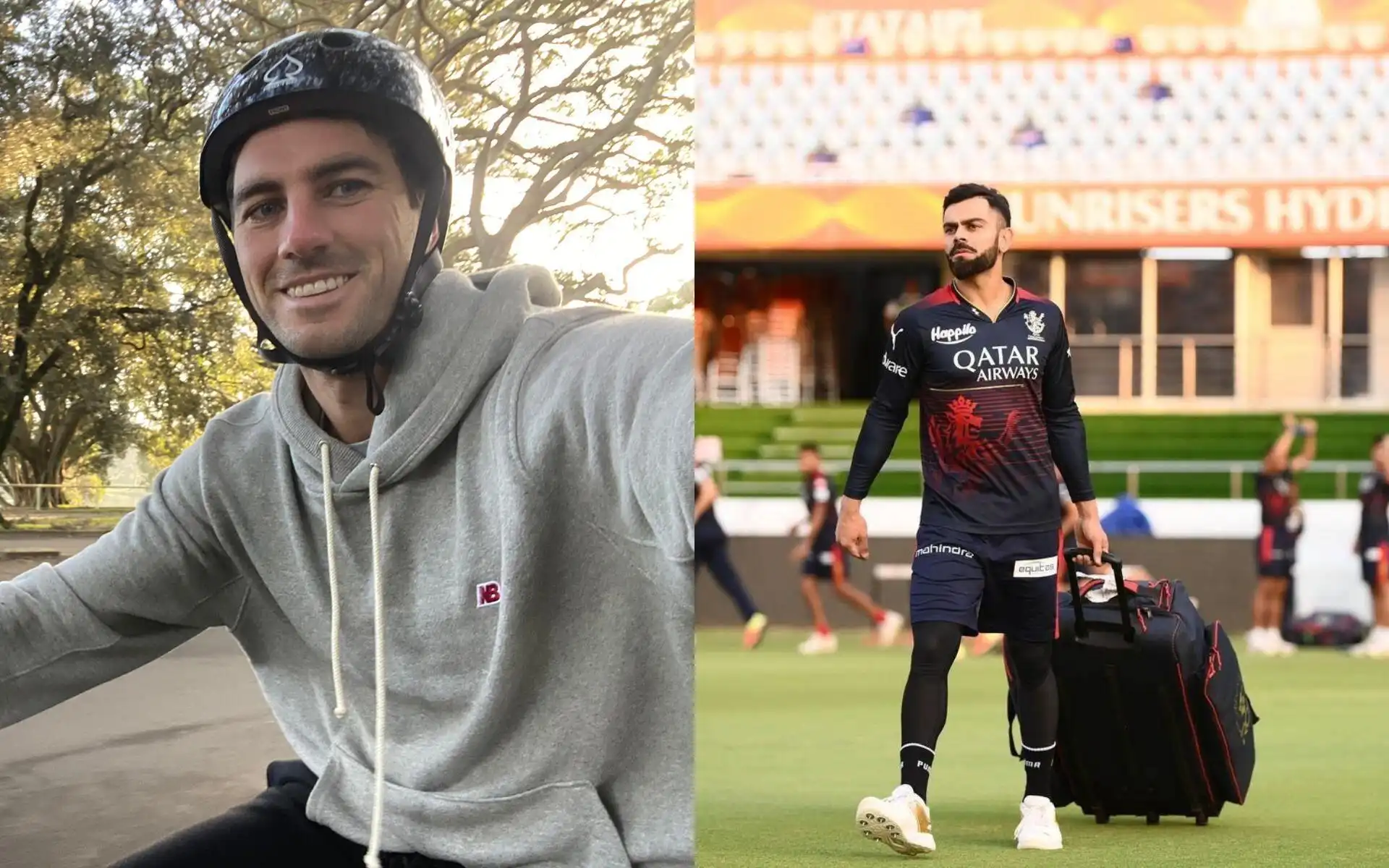 Pat Cummins and Virat Kohli [Source: @patcummins30 & @imVkohli/X]