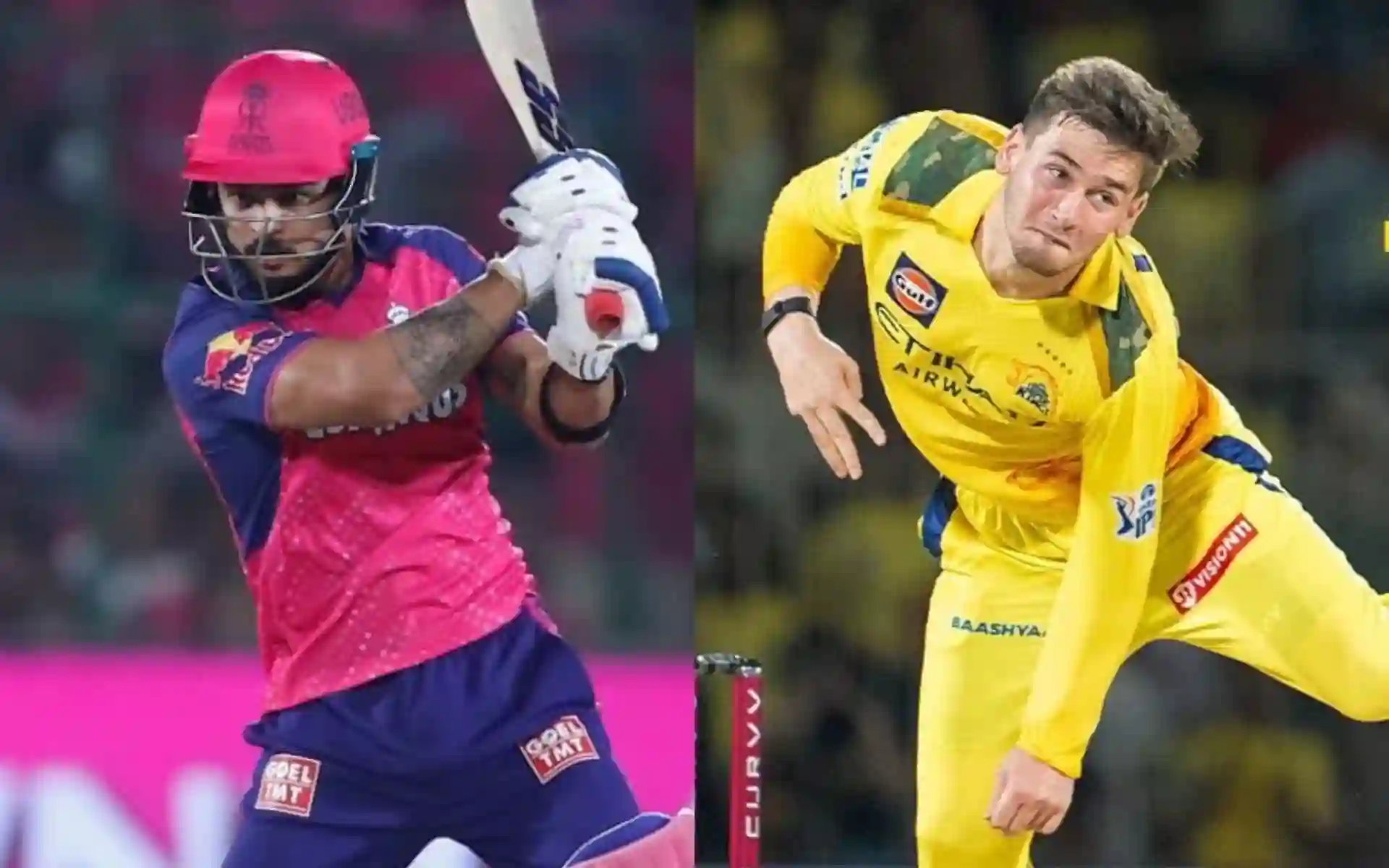Riyan Parag and Noor Ahmad will be in action. [Source - IPL/Chennaiipl/x.com]