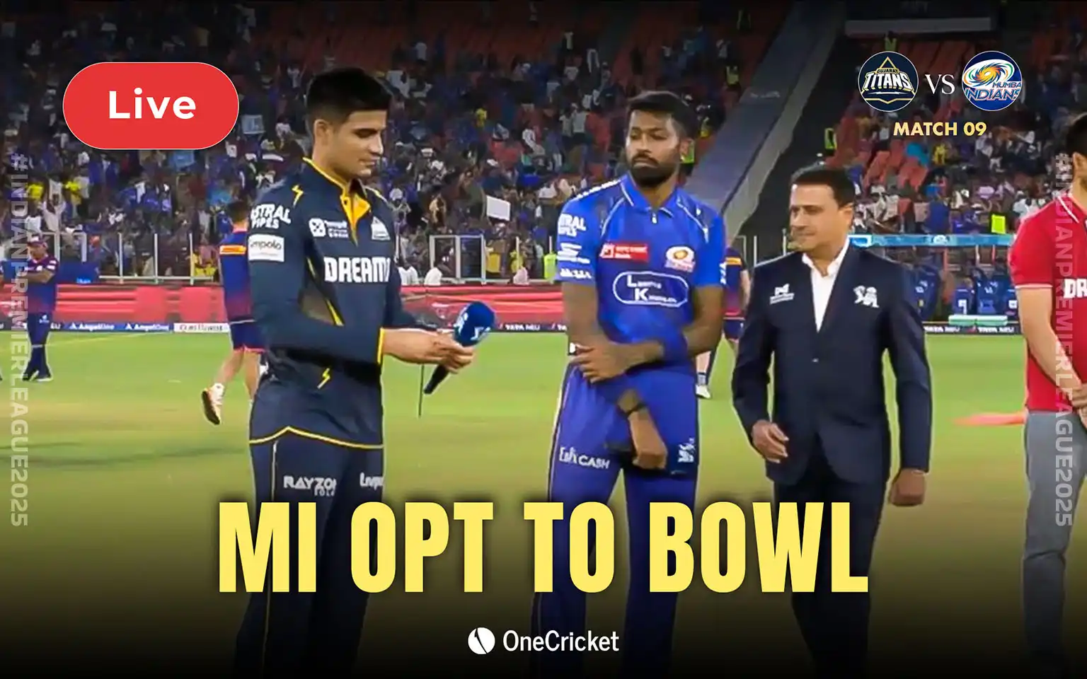 GT vs MI Live Updates: IPL 2025 Match Score, Live Streaming, Toss Update, Highlights
