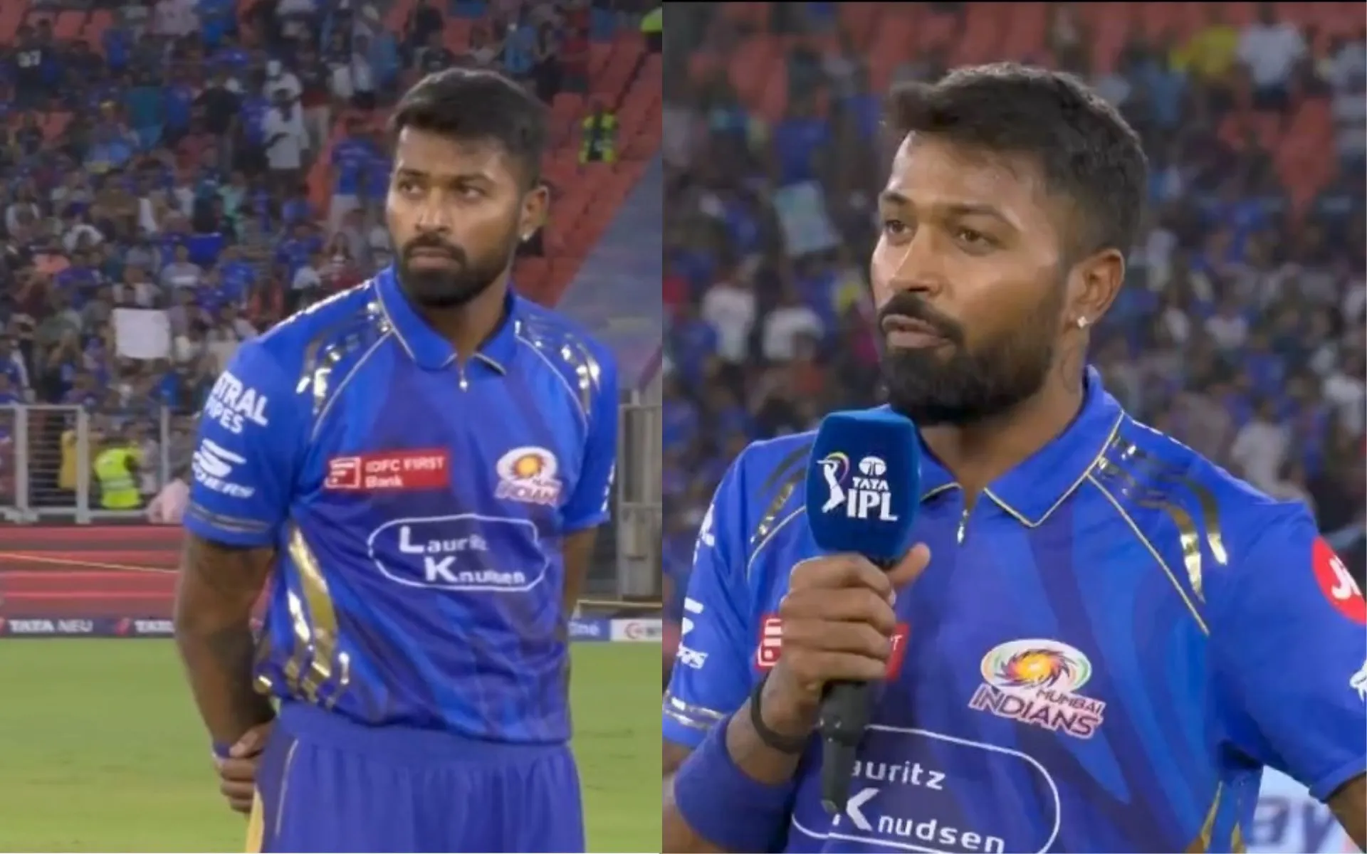 Hardik Pandya at Toss (Source: @IPL/X.com)