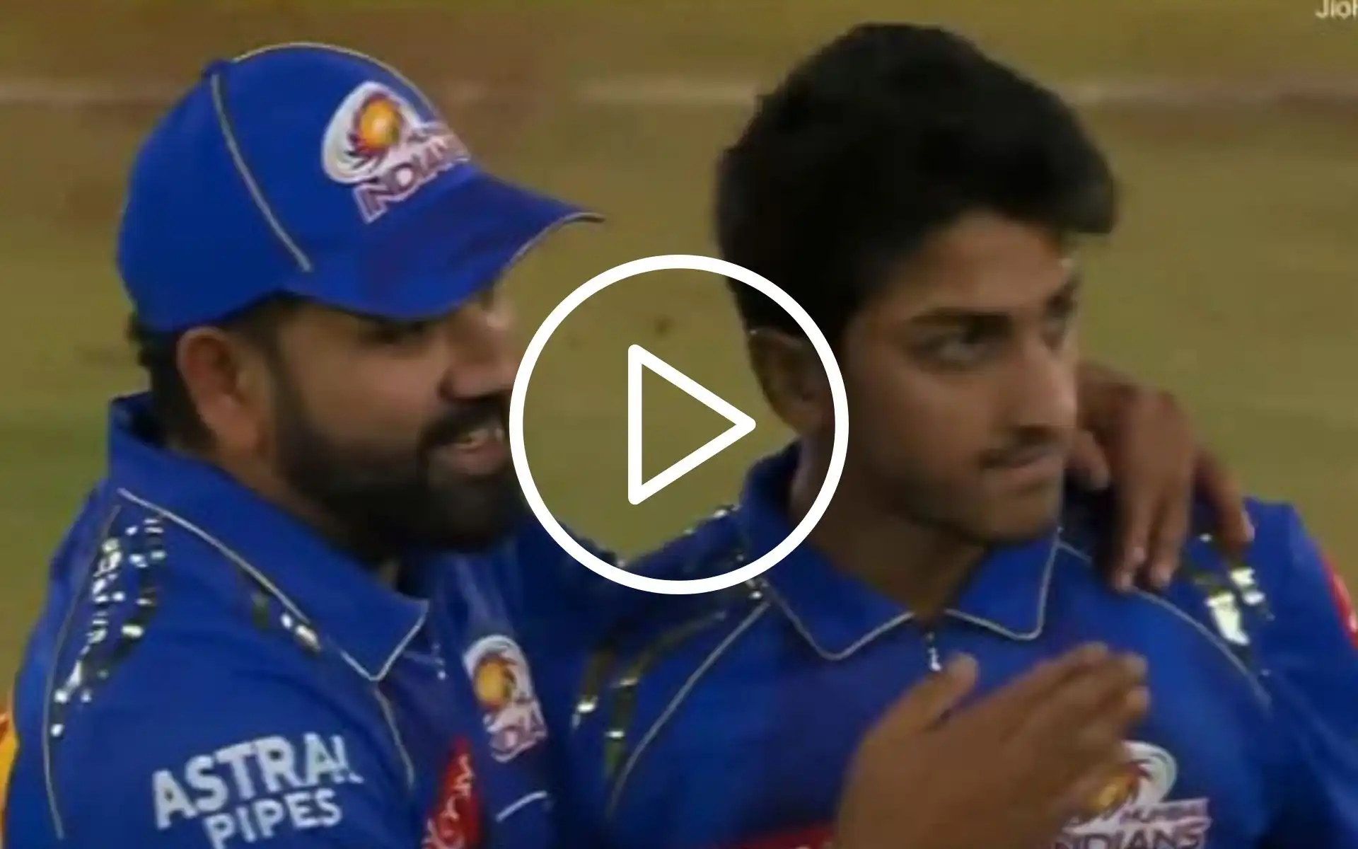 [Watch] Rohit Sharma First To Praise Raju As Rashid Khan Becomes His Maiden IPL Wicket