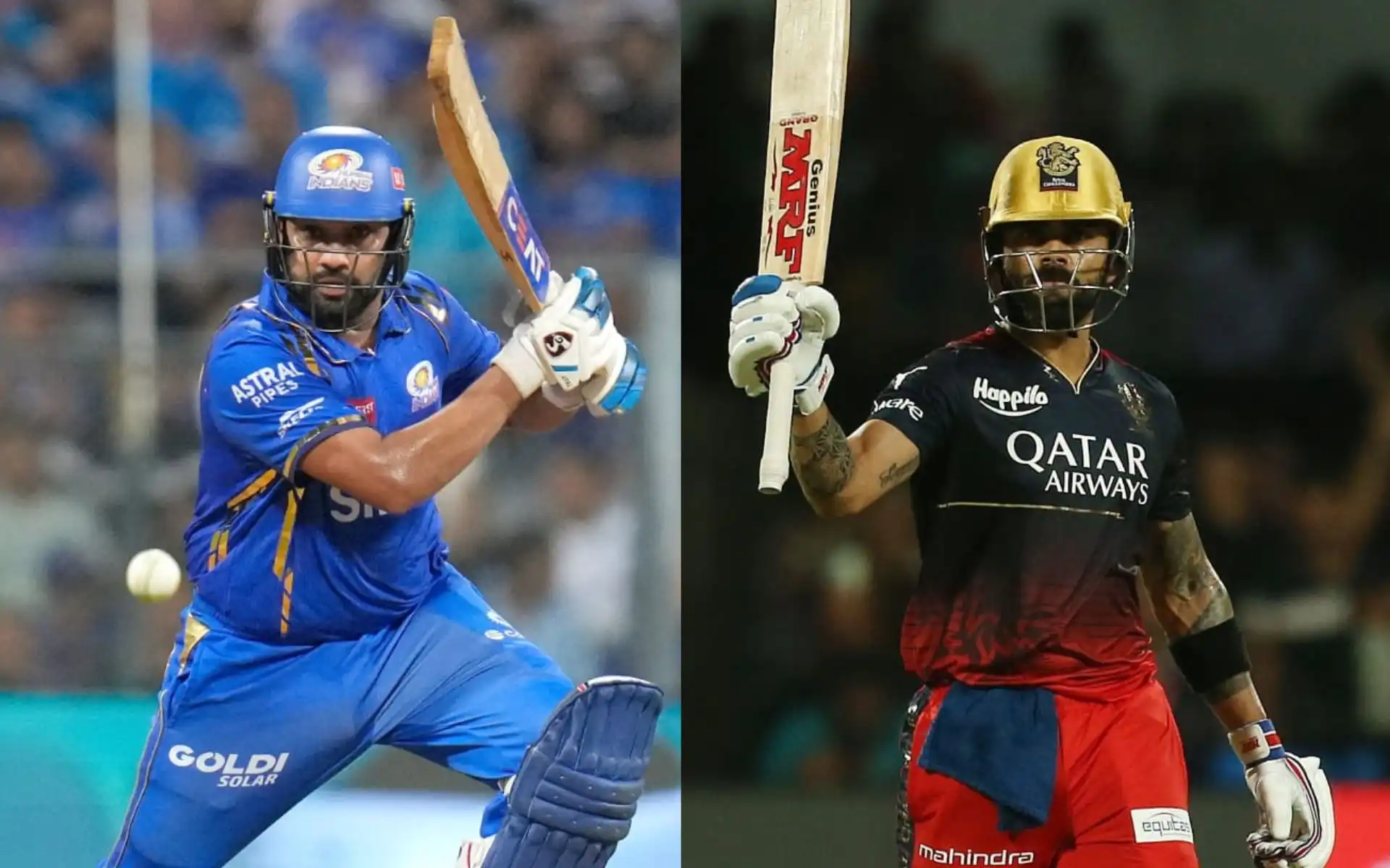 Rohit Sharma and Virat Kohli [Source - IPL/x.com]