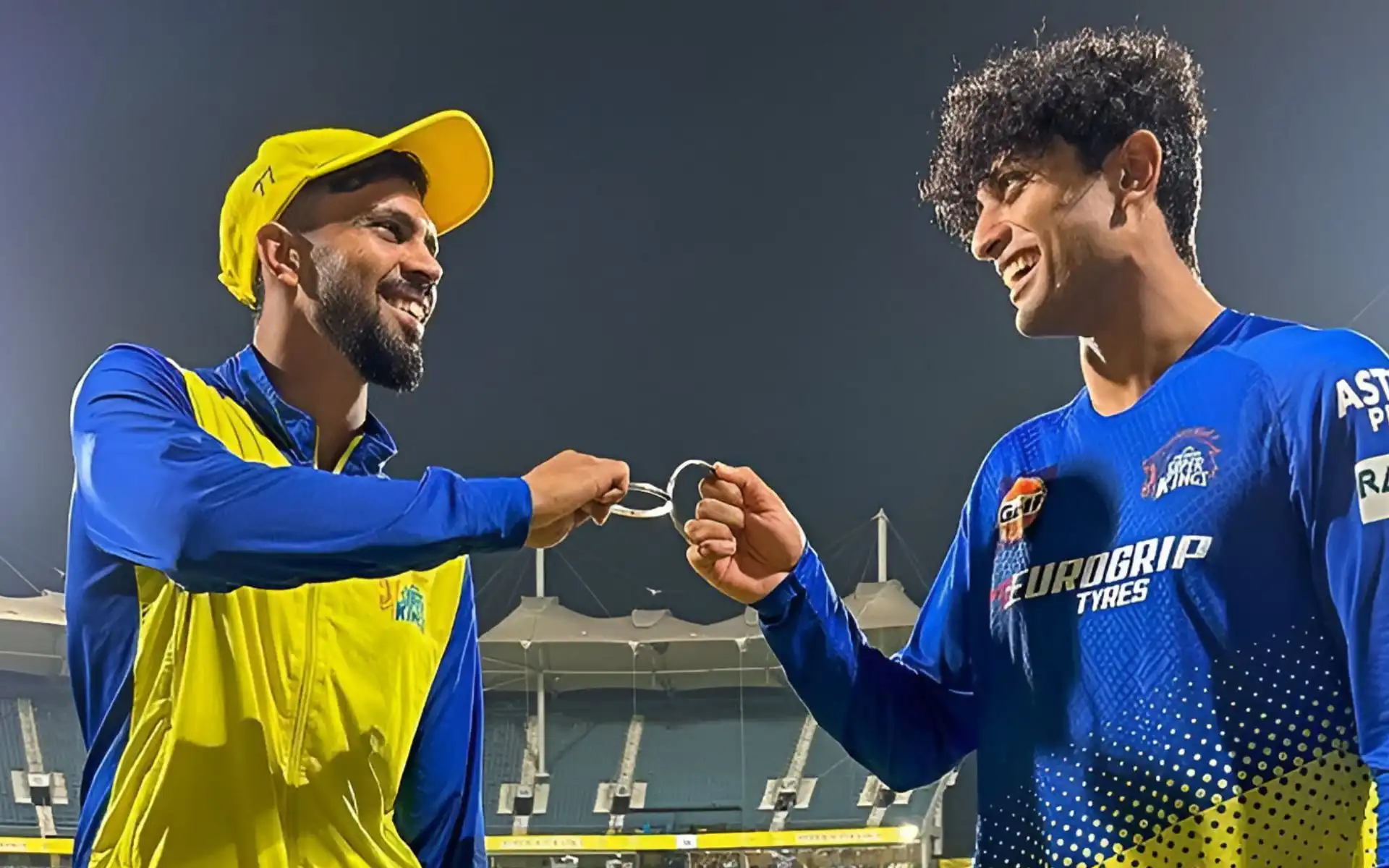 Ruturaj Gaikwad and Rachin Ravindra [Source: @HustlerCSK/x.com]