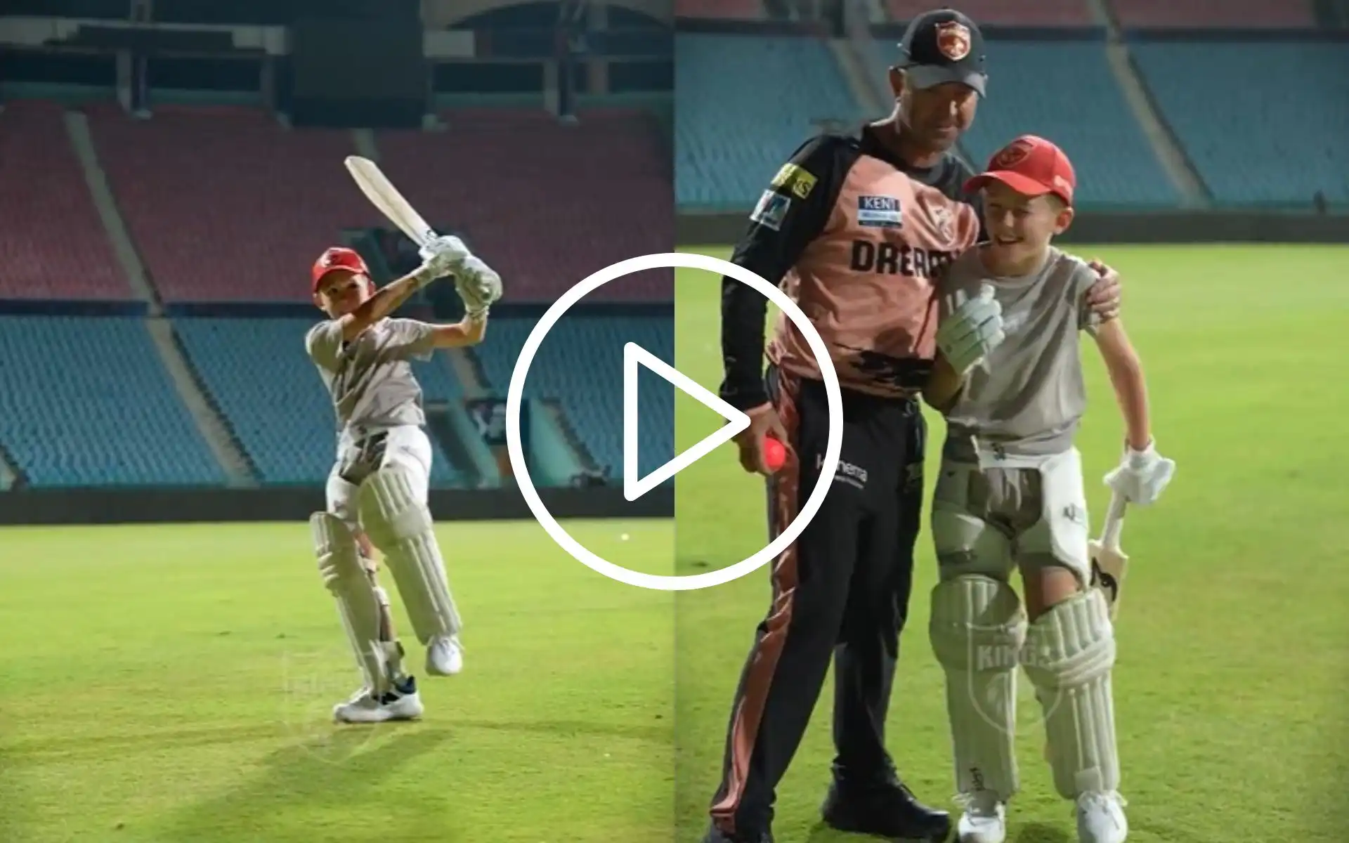 Ponting's Son Emulates Father; Cracks Glorious Shots During PBKS Net Session - Watch