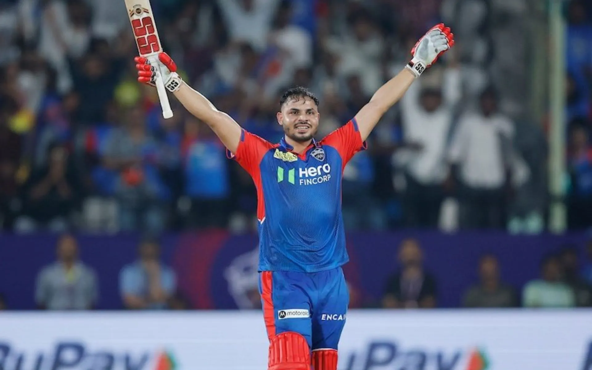 Ashutosh Sharma in the first match (Source:@nidhix./X.com)