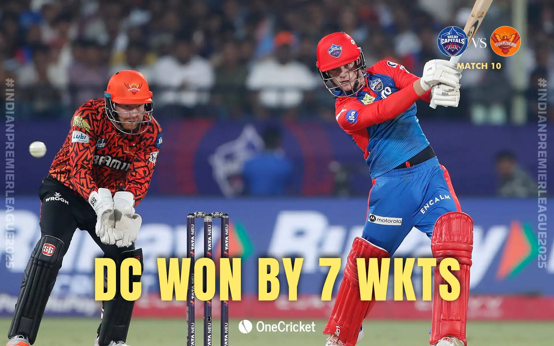 DC beat SRH by 7 wickets (Source: OneCricket Graphic Team)