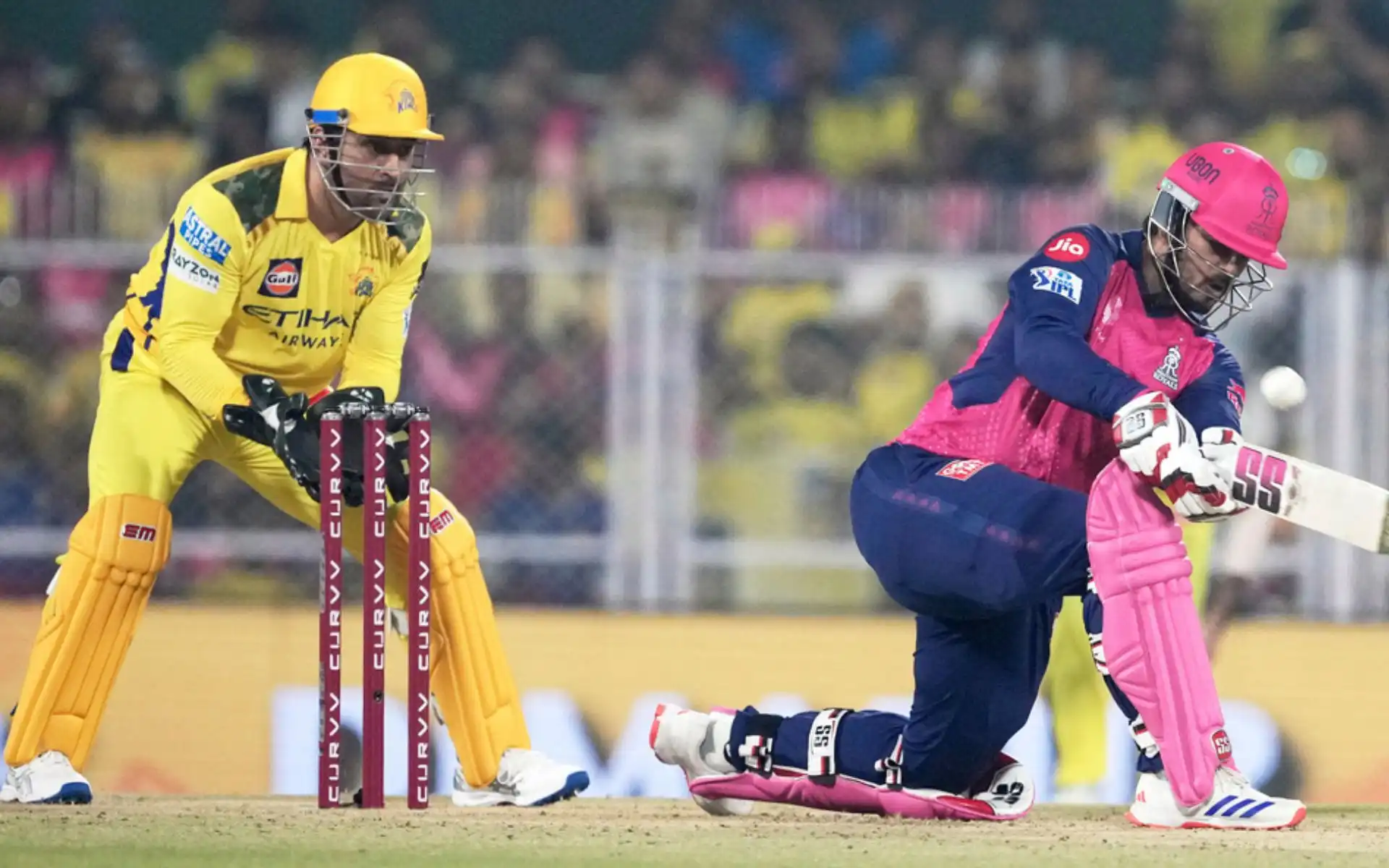 Nitish Rana vs CSK (Source: AP Photos)