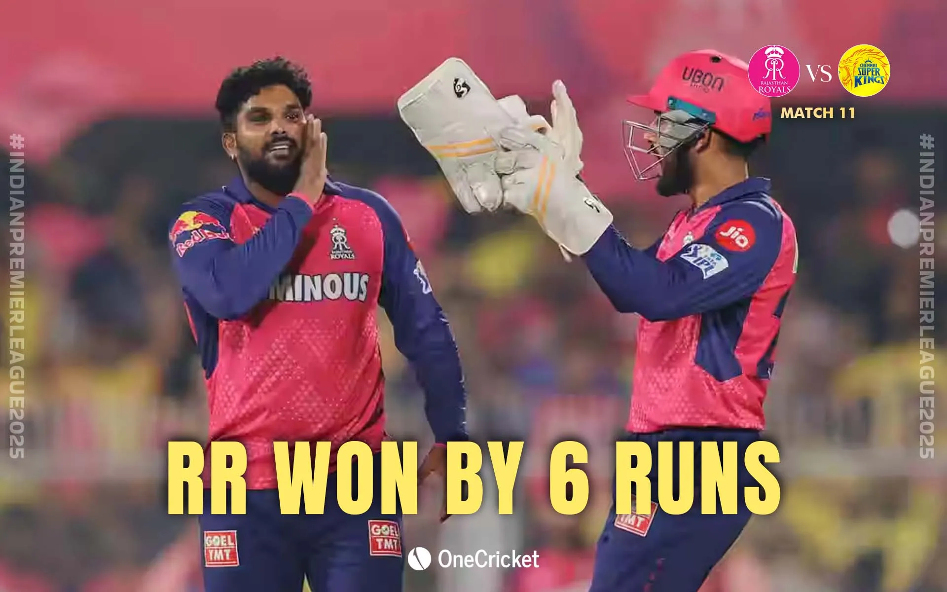 RR vs CSK (Source: OneCricket Graphics Team)