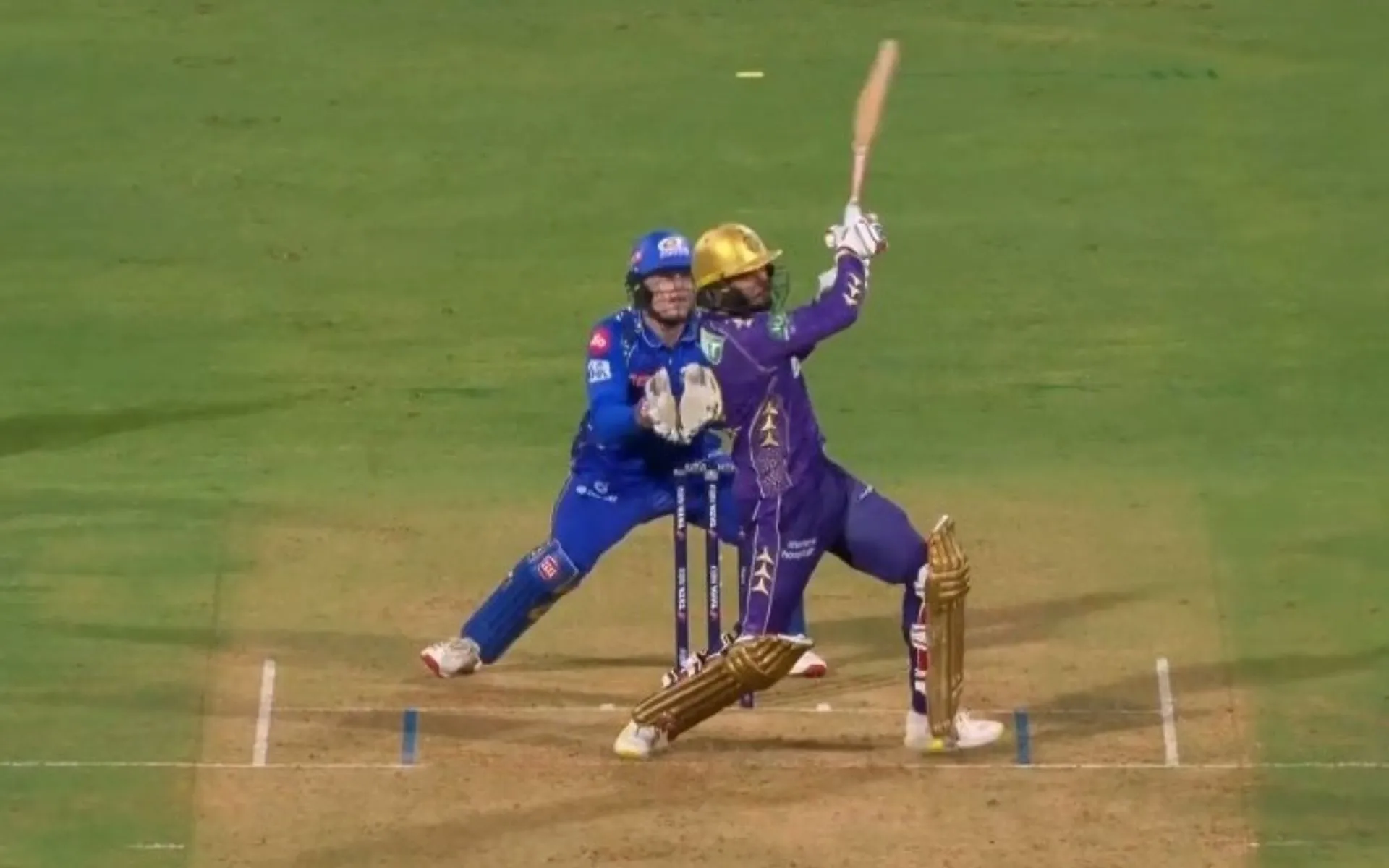Manish Pandey against MI [Source: JioHotstar]
