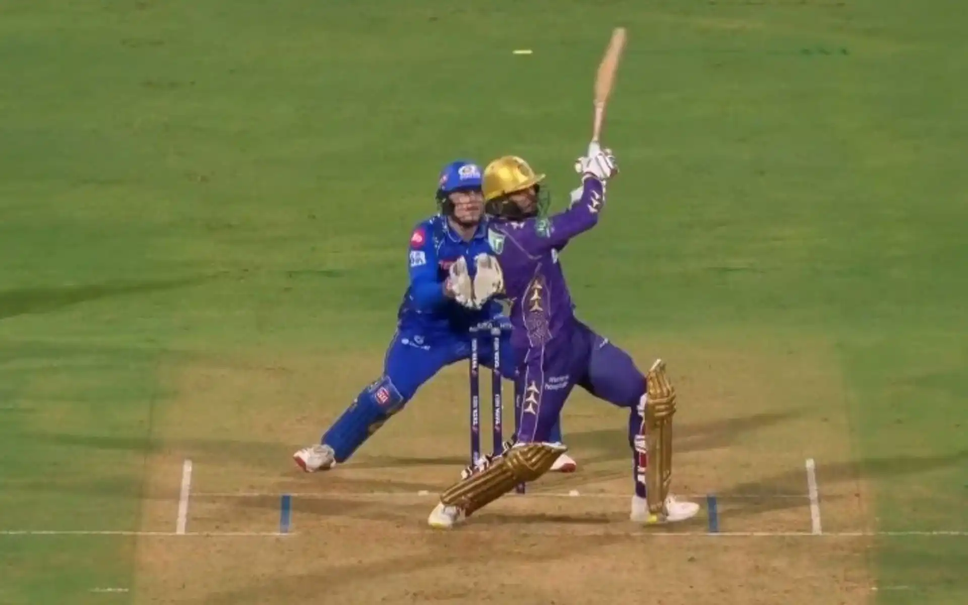 Manish Pandey against MI [Source: JioHotstar]