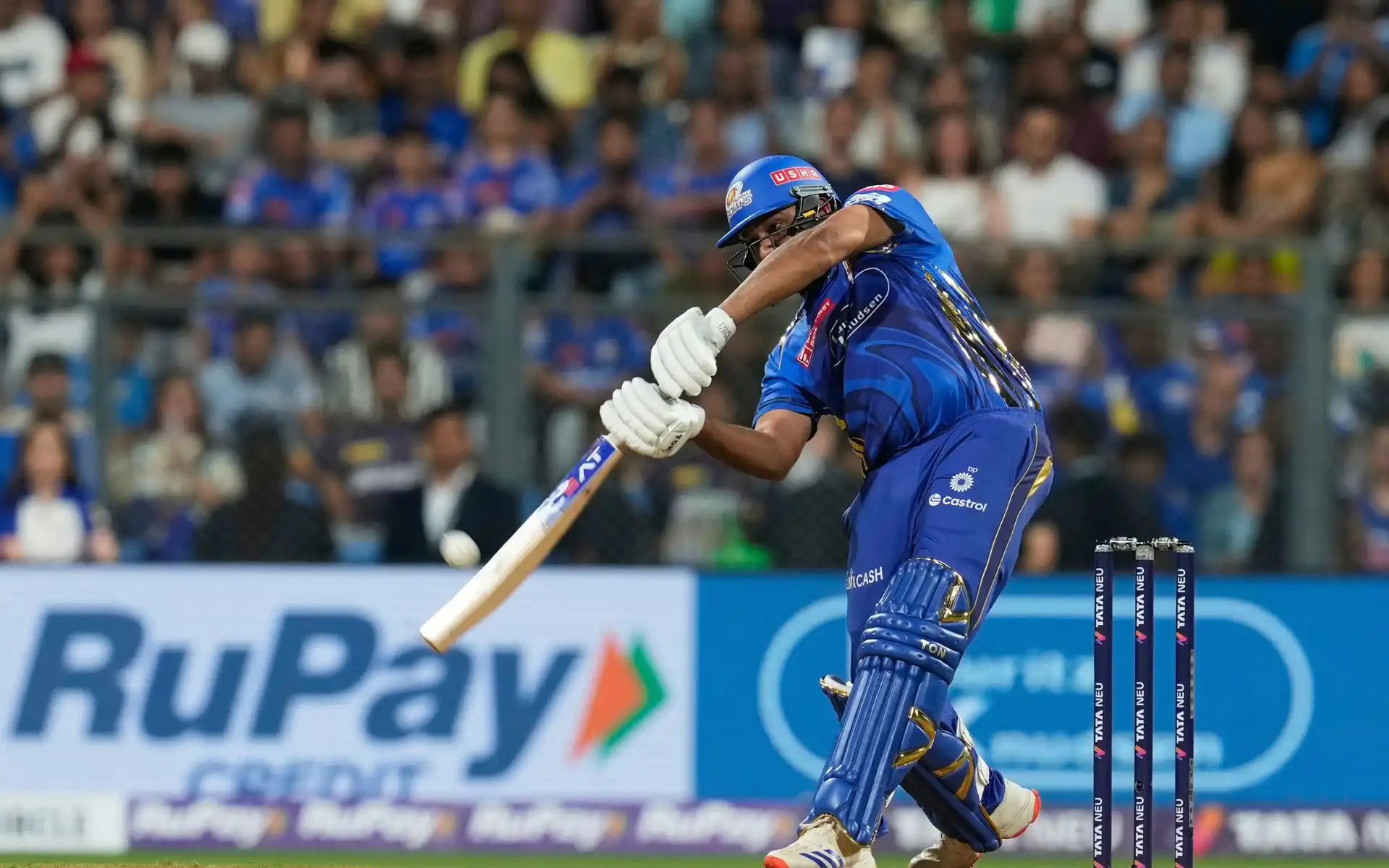 Rohit Sharma on fire against KKR in the 12th match of IPL 2025 [Source: AP]