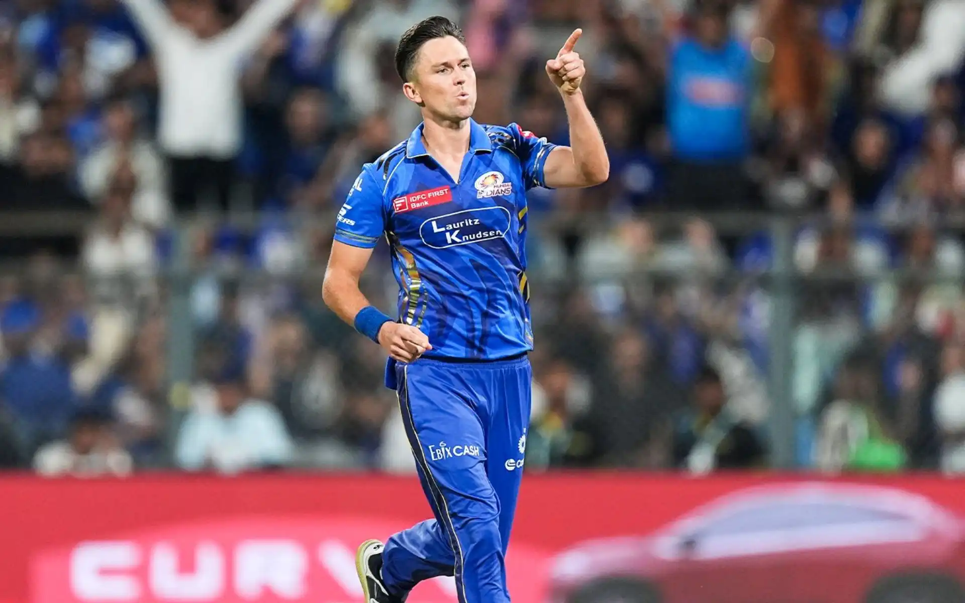 Trent Boult bagged his 30th first over wicket [Source: @BrokenCricket/x.com]
