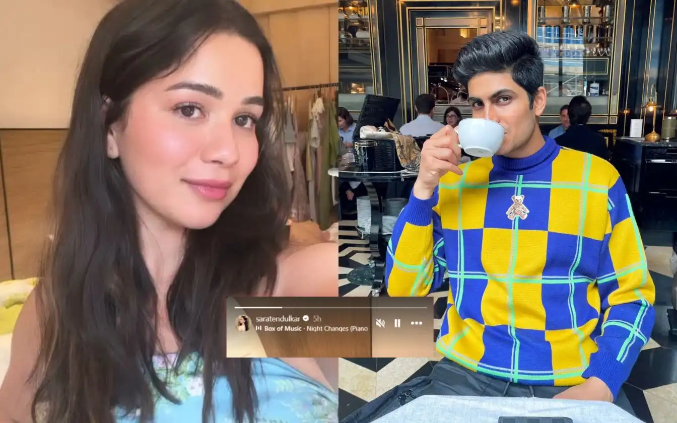 Sara Tendulkar and Shubman Gill [Source: @E_erinn56_/X]