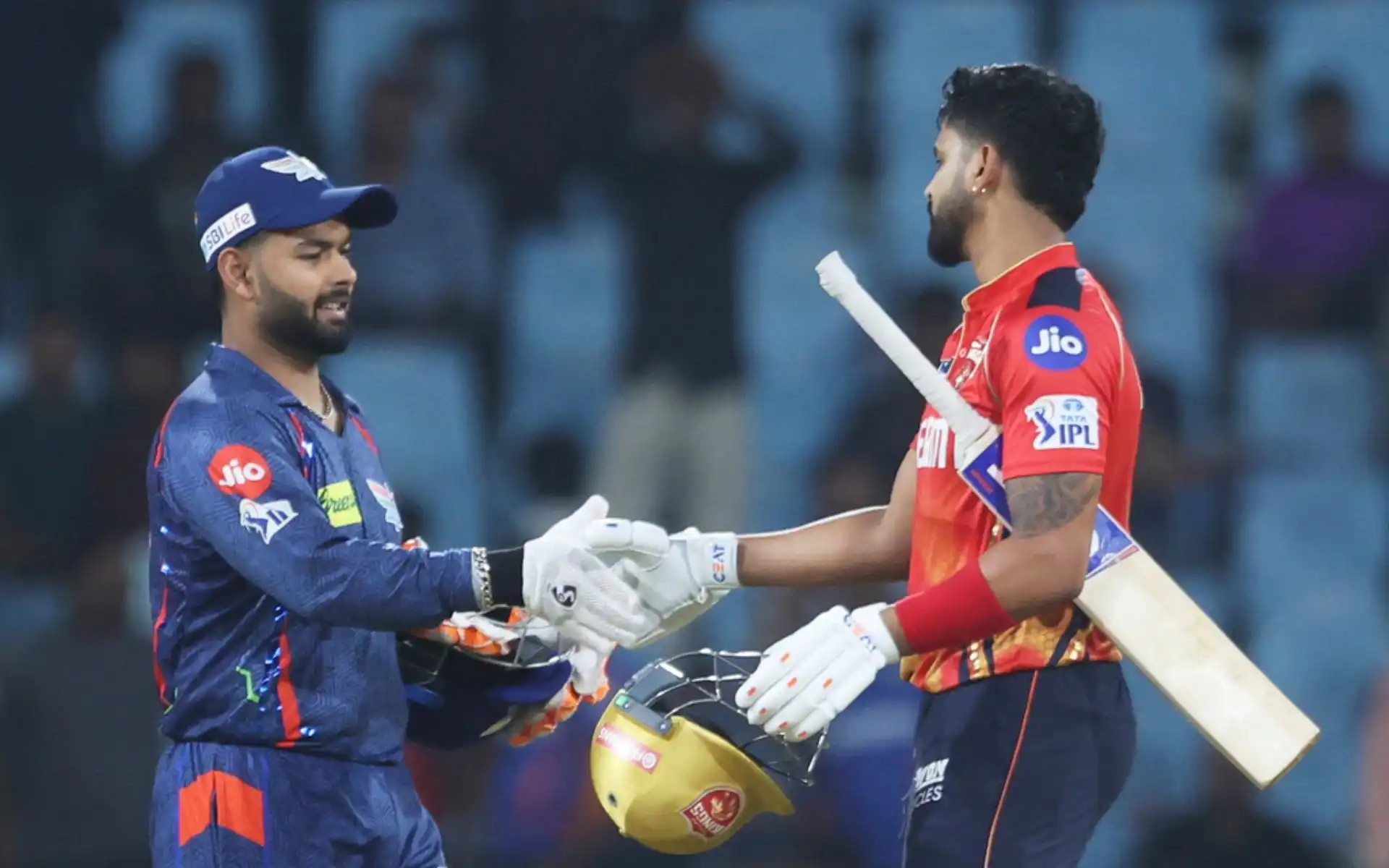 Rishabh Pant with Shreyas Iyer (Source:@PunjabKingsIPL/X.com)