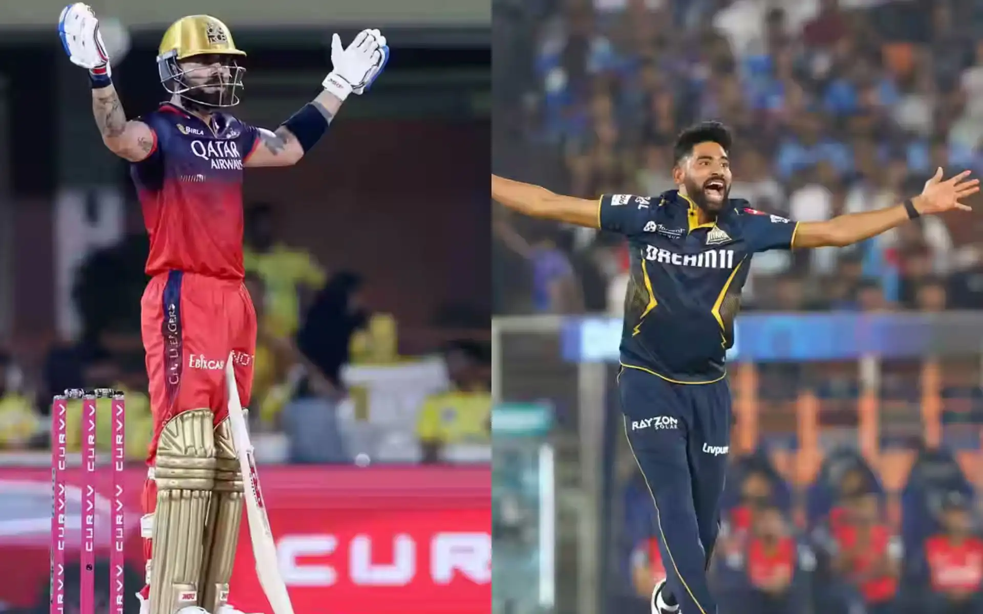 Virat Kohli vs Mohammed Siraj [Source: iplt20.com]