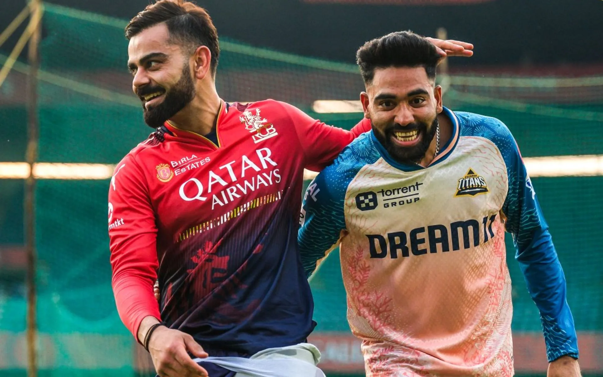 Virat Kohli and Mohammed Siraj (Source:@Rcb_Xtra, x,com)